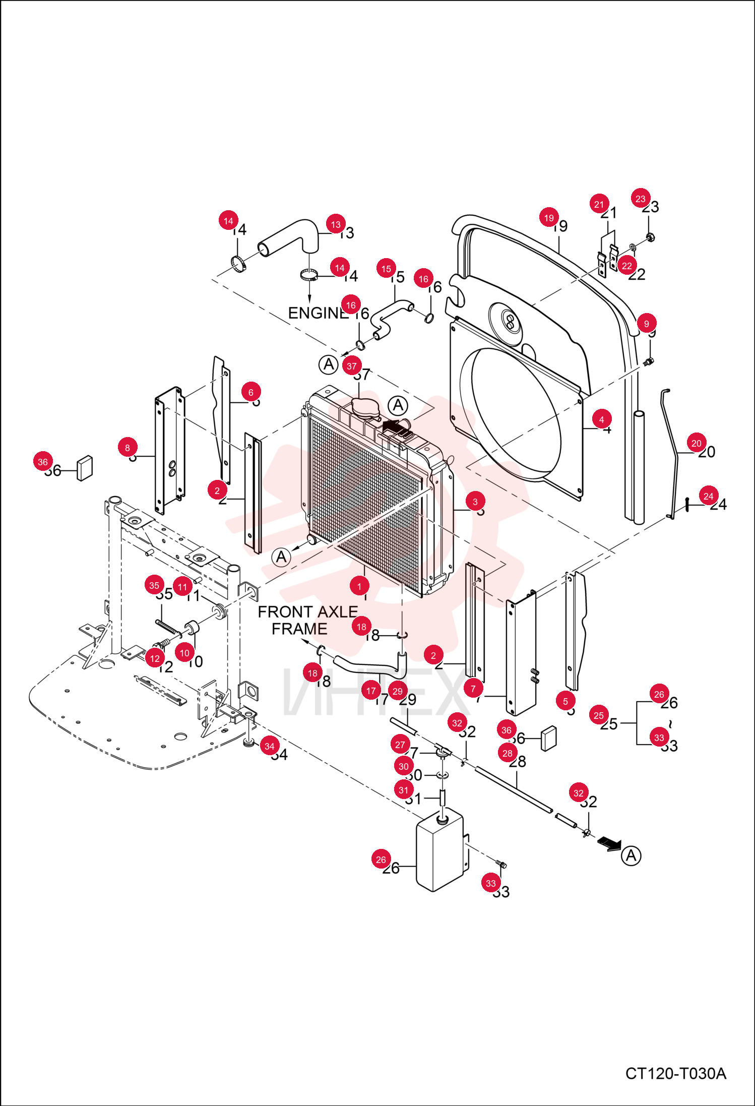 SCREEN, RADIATOR 6694896
