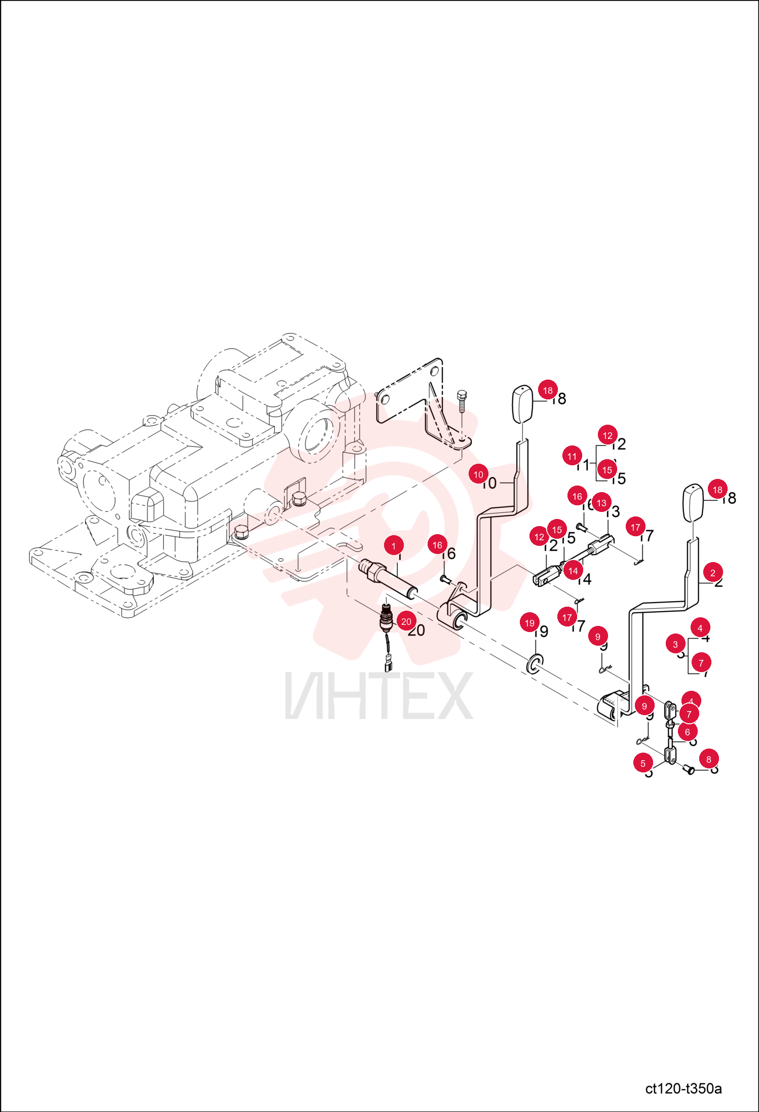 SHAFT MID PTO 6694938 (2)