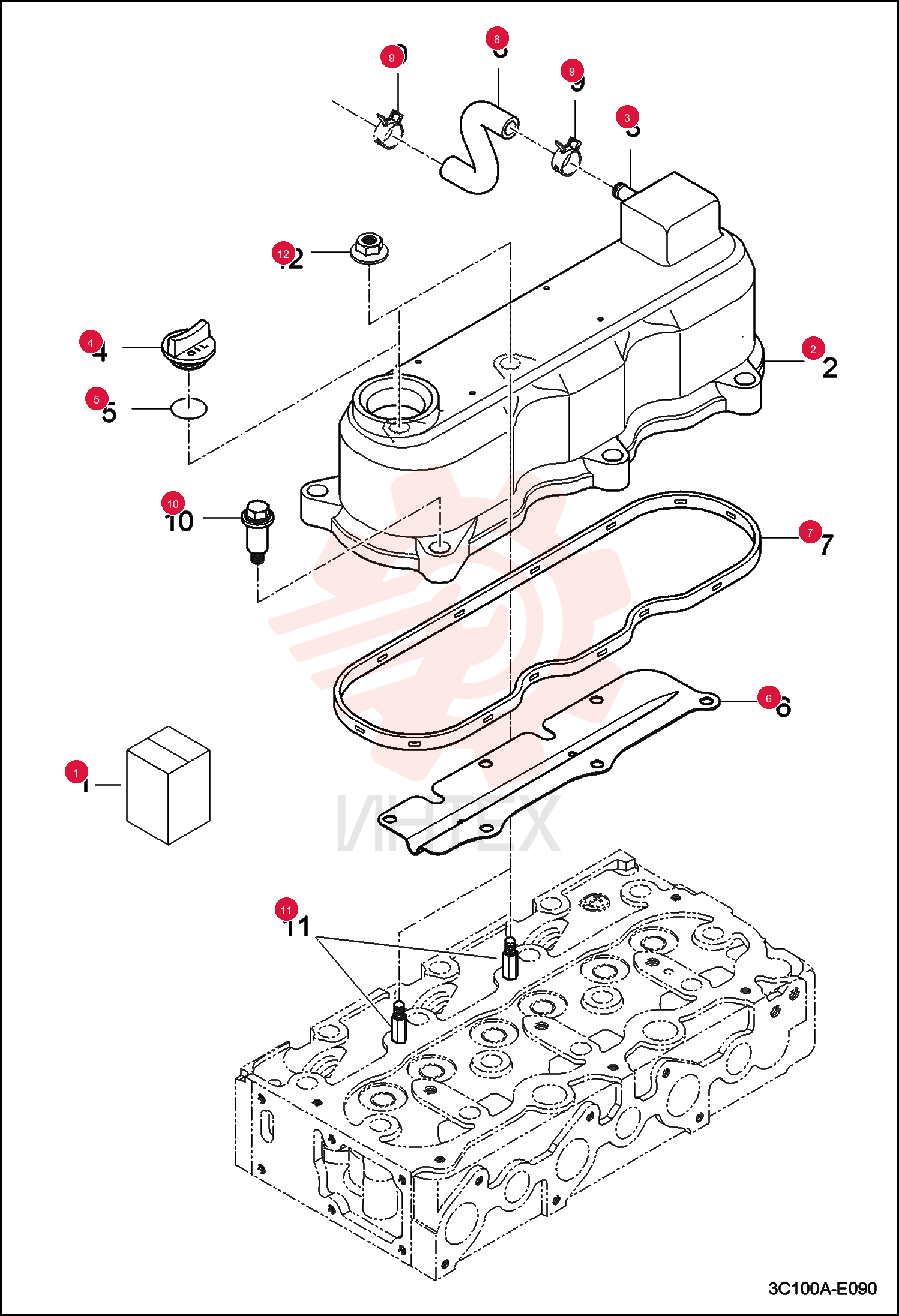 COVER, HEAD CYL ENG 7000852