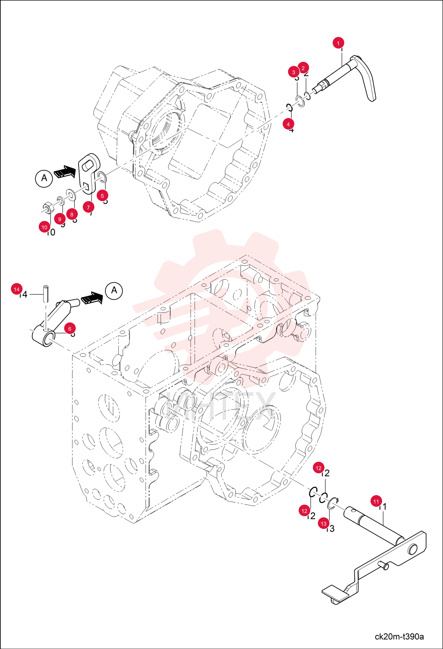 FORK, DIFF LOCK 6694979