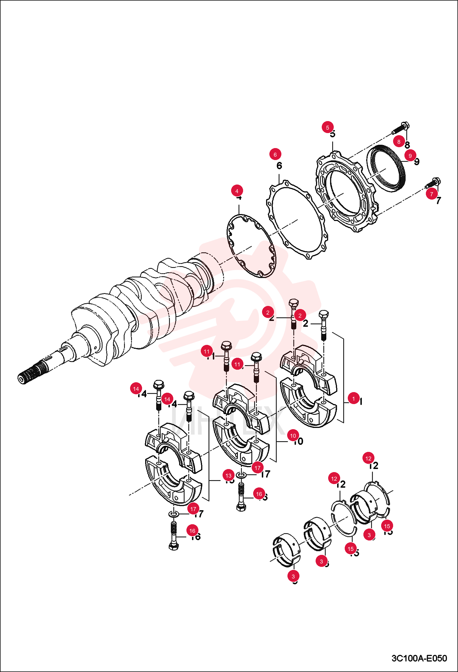 HOUSING, BEARING MAIN 7000840