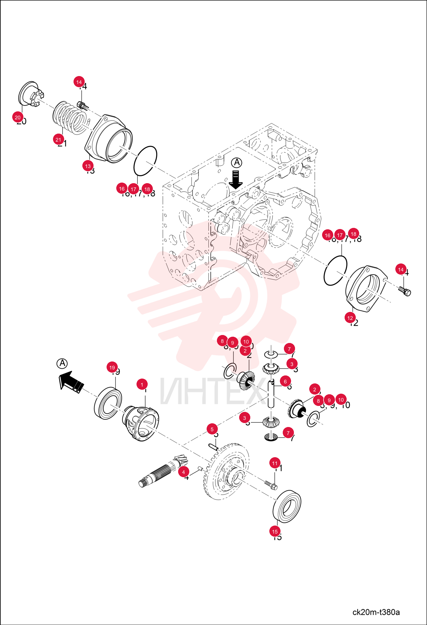 HOUSING, DIFF REAR 6694971