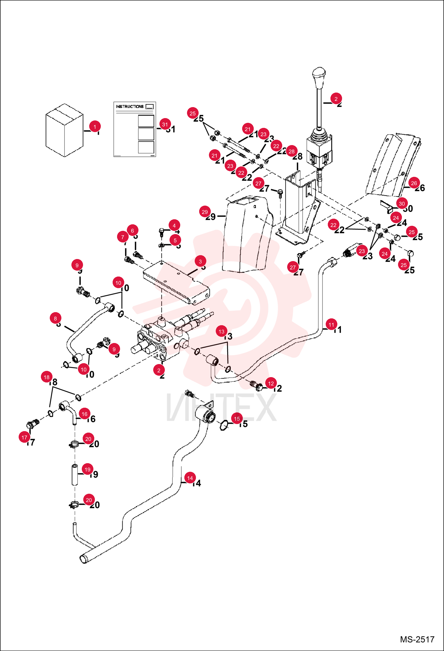 KIT, JOYSTICK VALVE 7199759