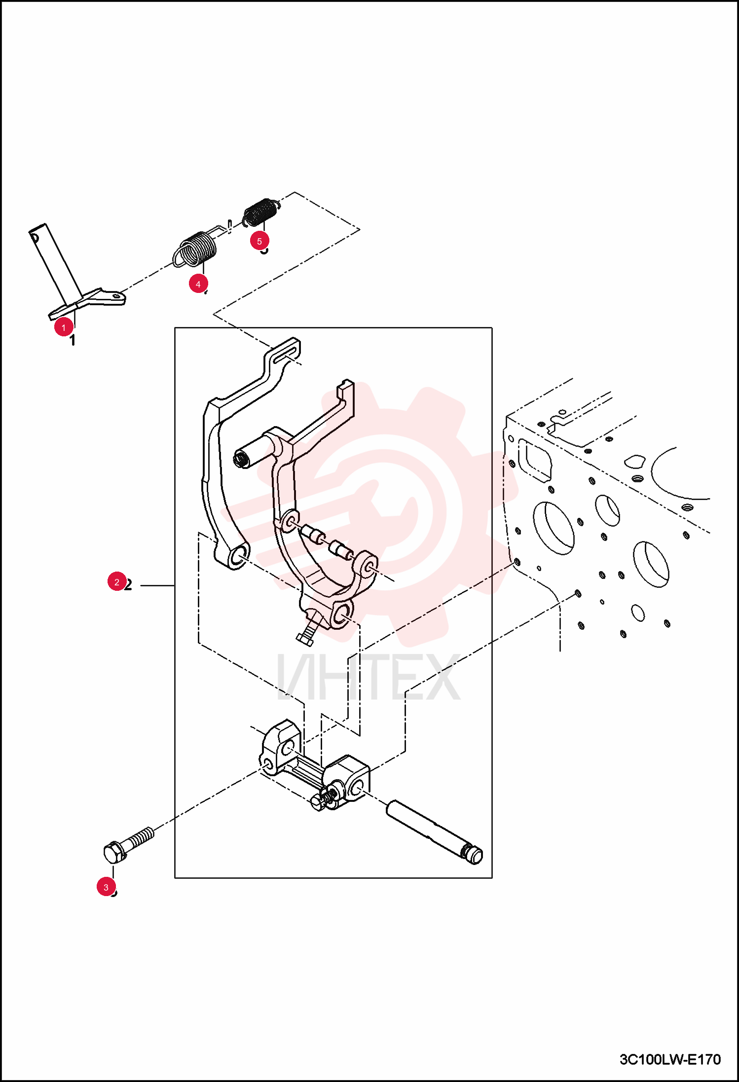 LEVER, GOVERNOR 7000880