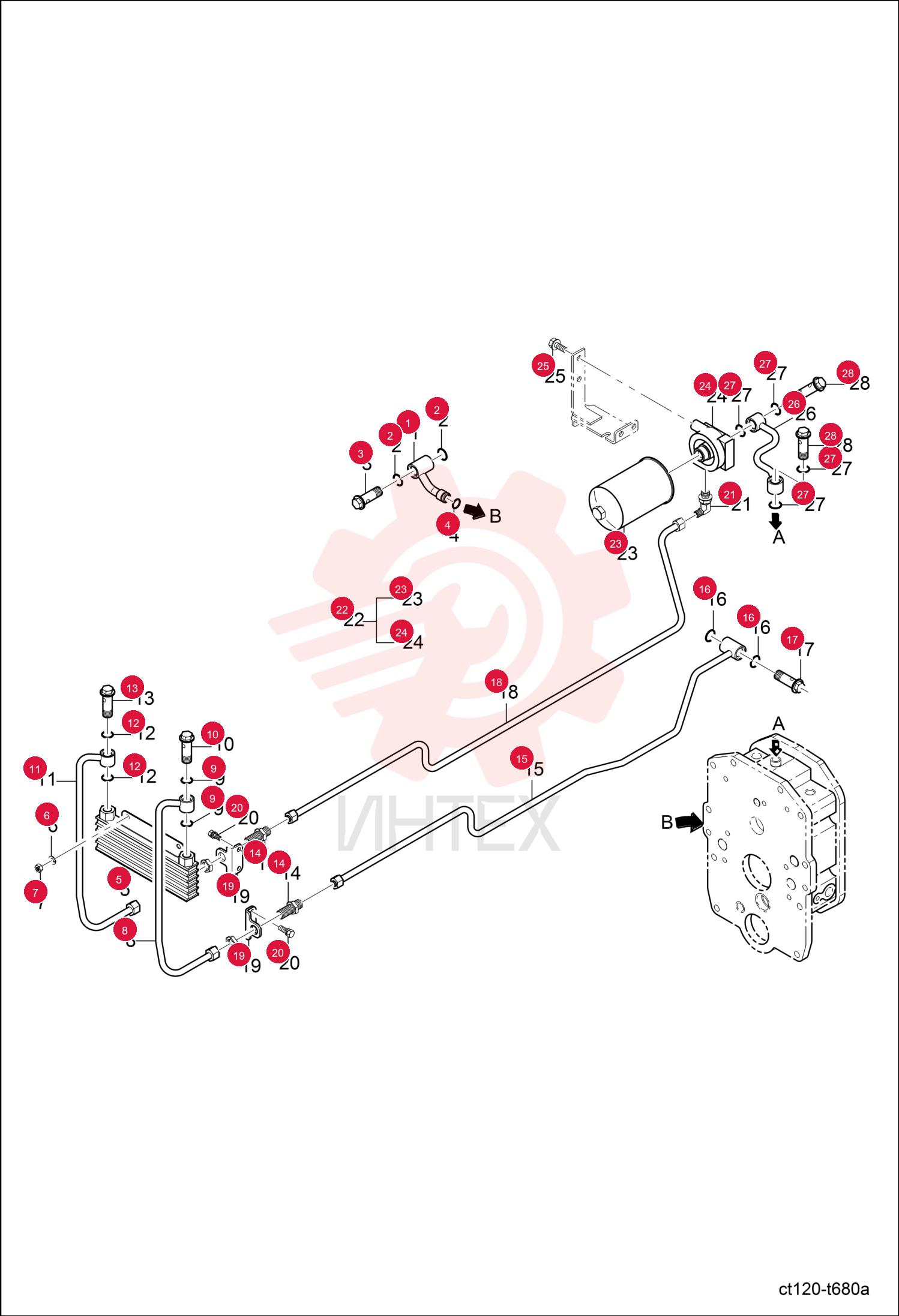 TUBE HST INLET CHARGE 6697740