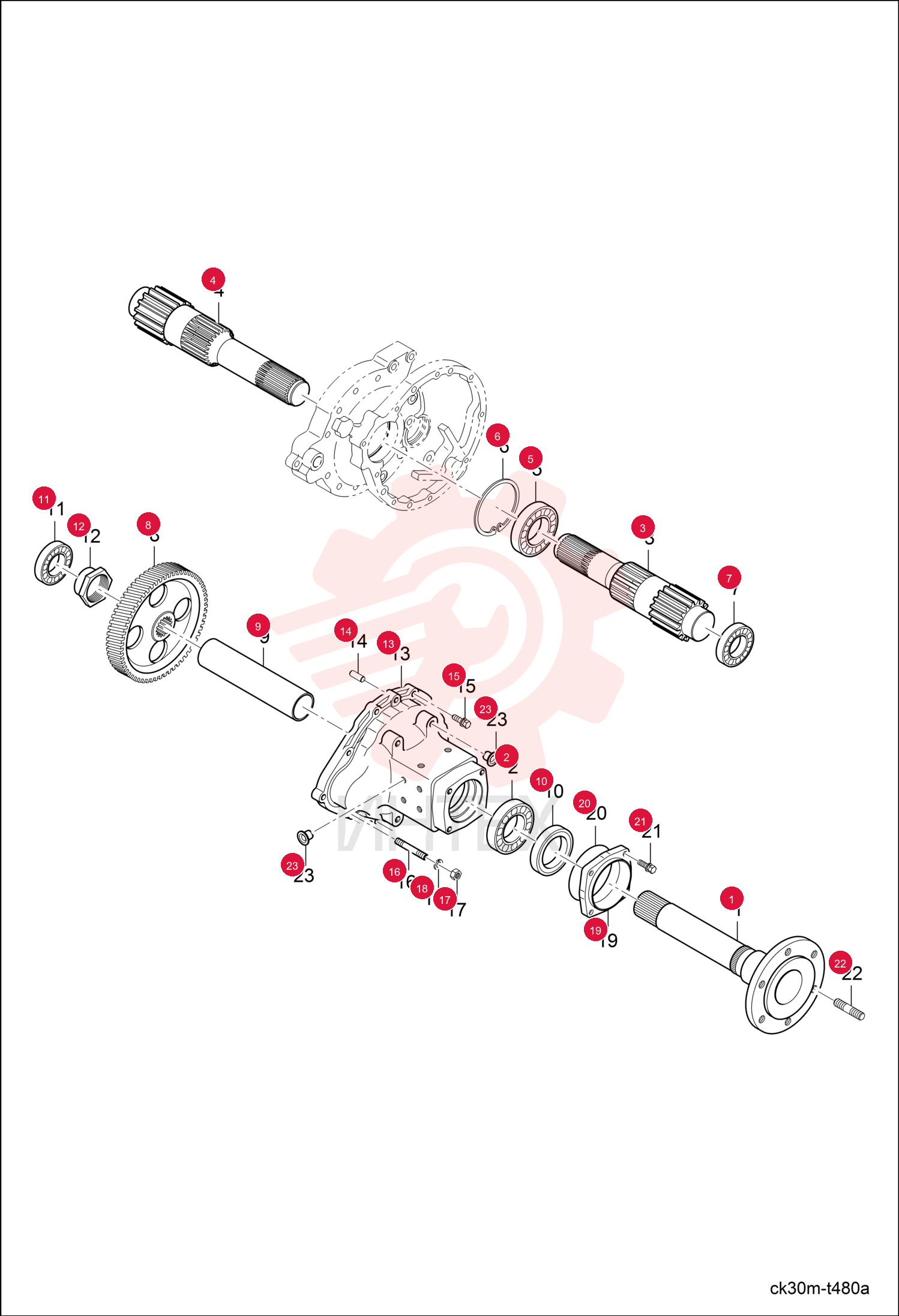 AXLE REAR 6695437