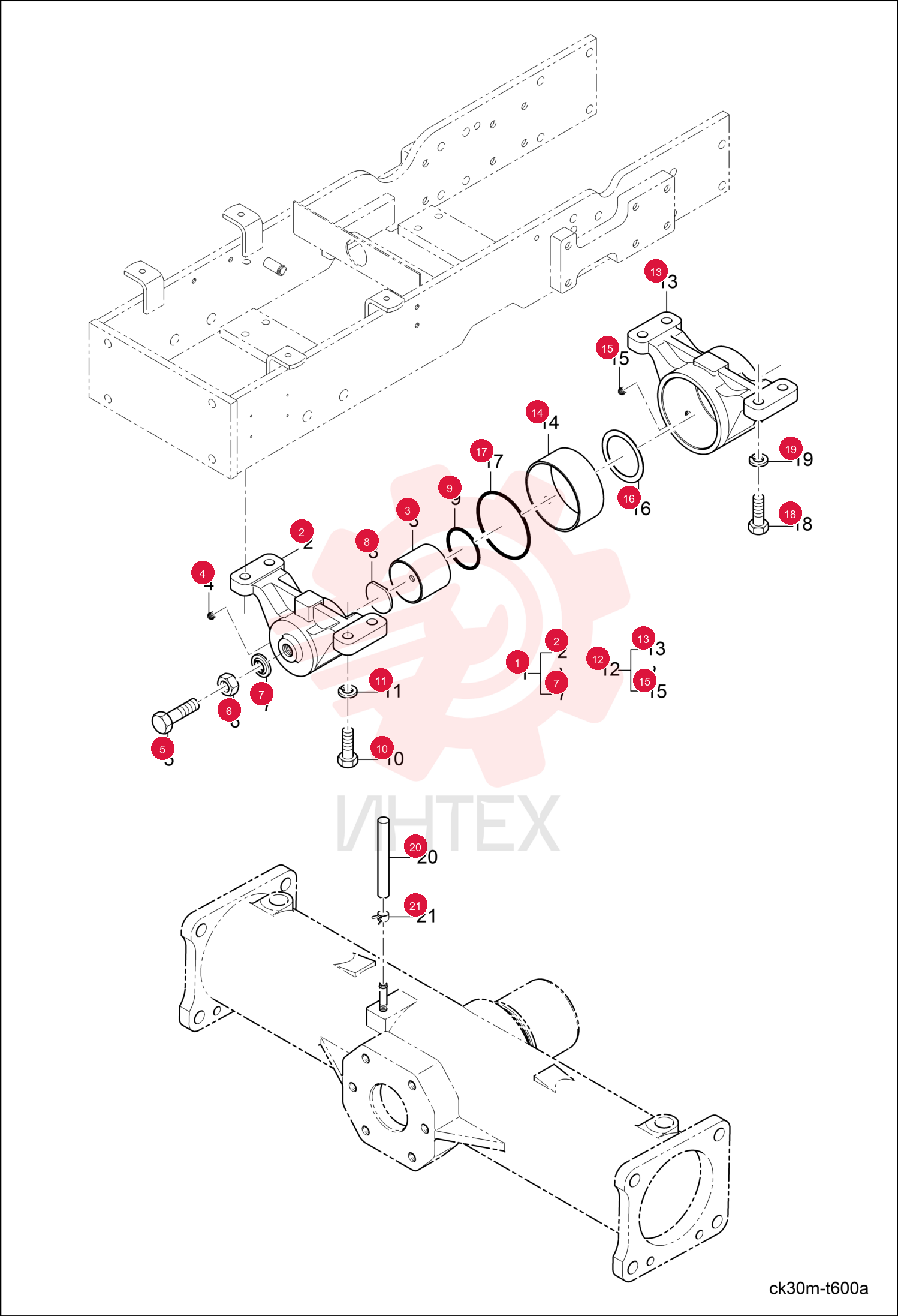 BRACKET, ASSY FRONT 6695369