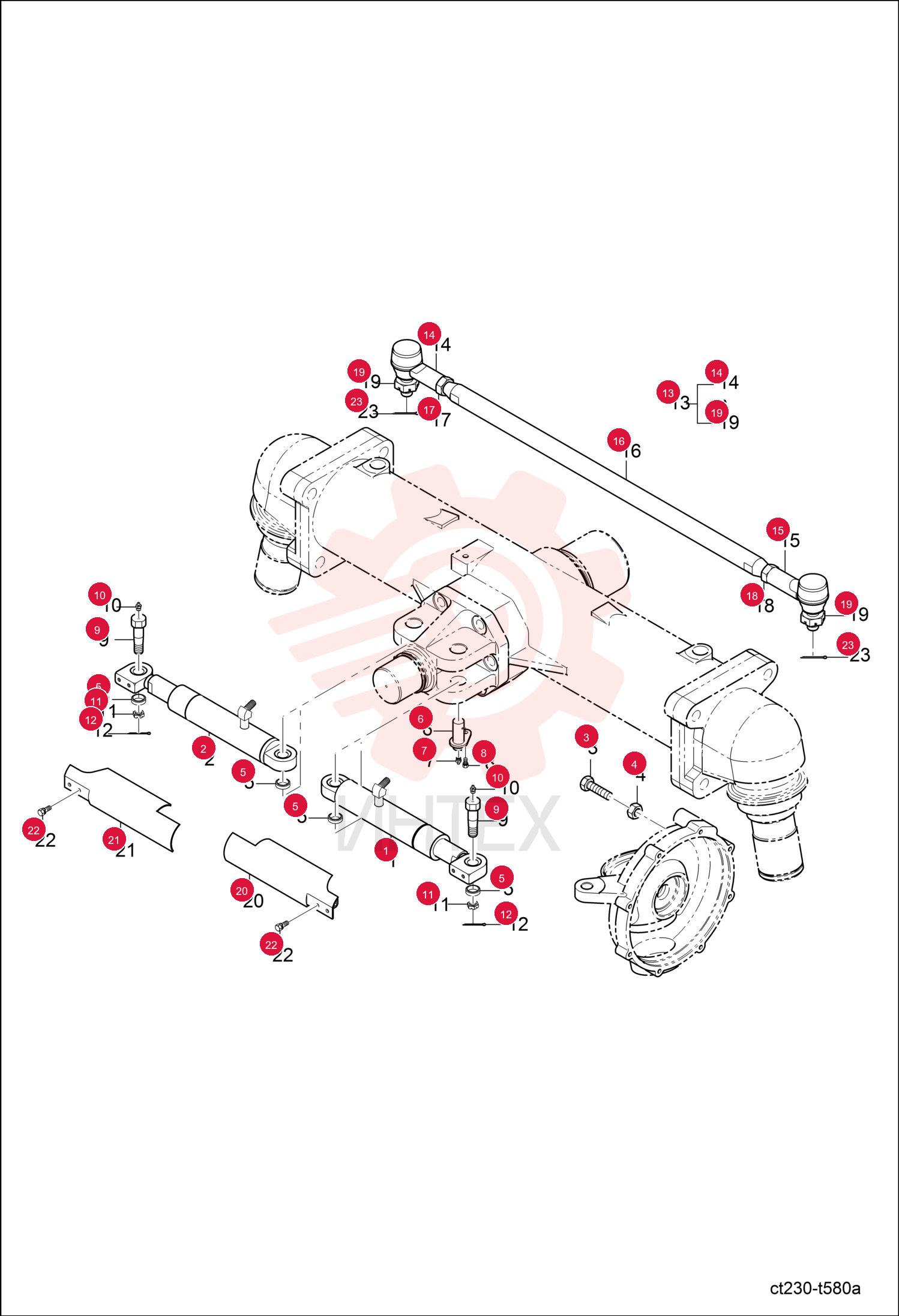 CYLINDER, STEERING 7010220