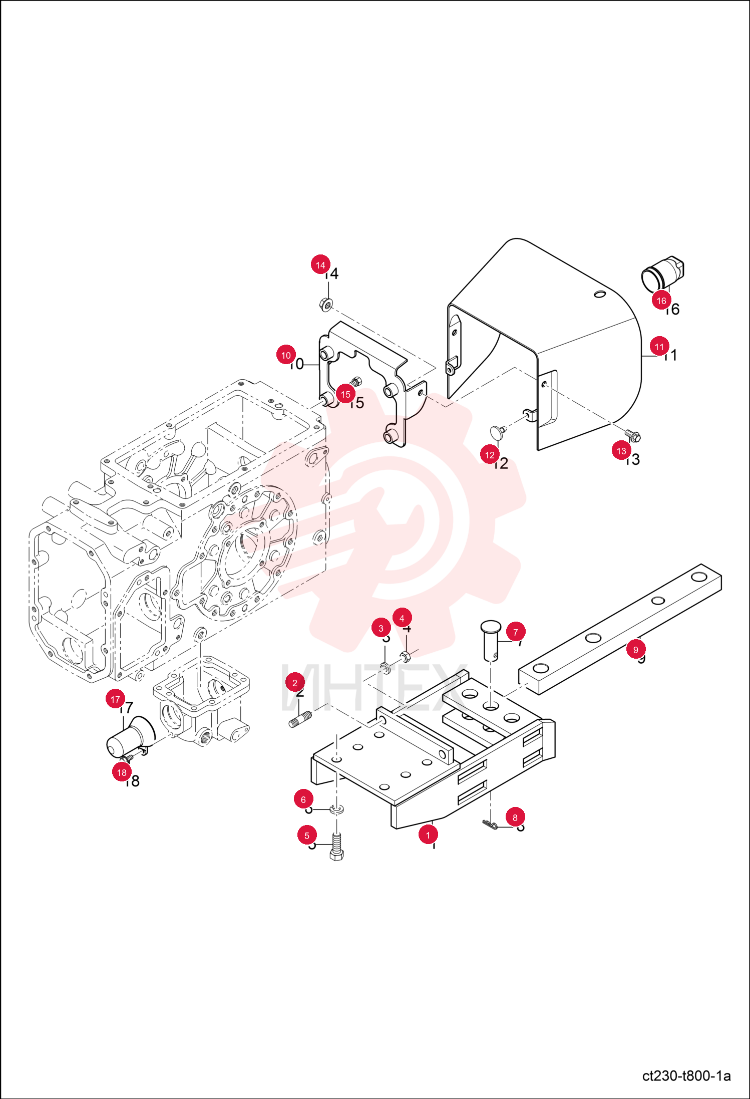 FRAME, SWING DRAWBAR 6697231 (2)
