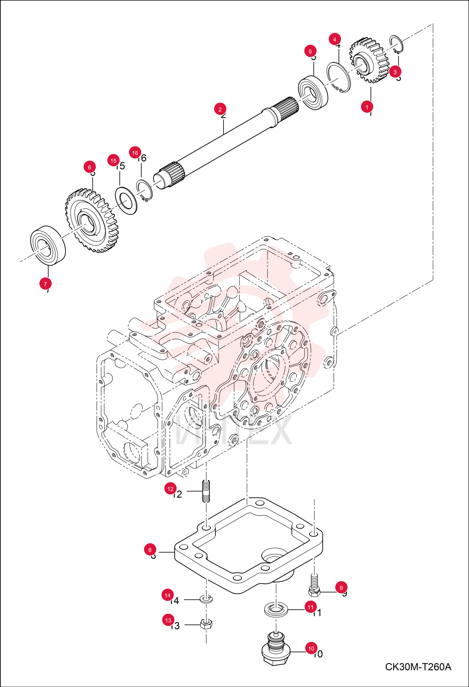 GEAR, MID PTO 6697283