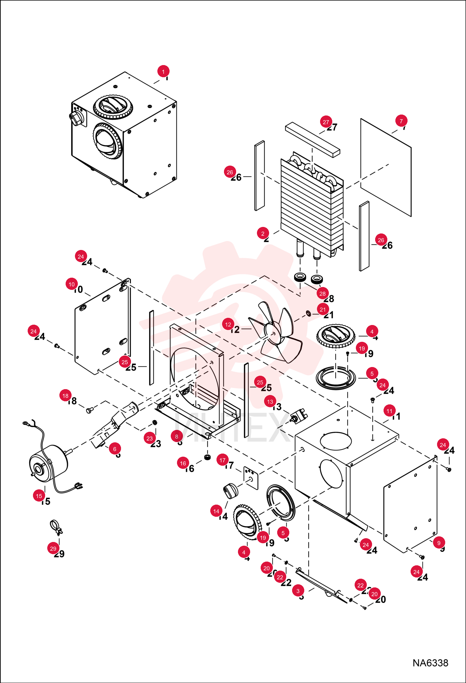 HEATER, CAB 7023753
