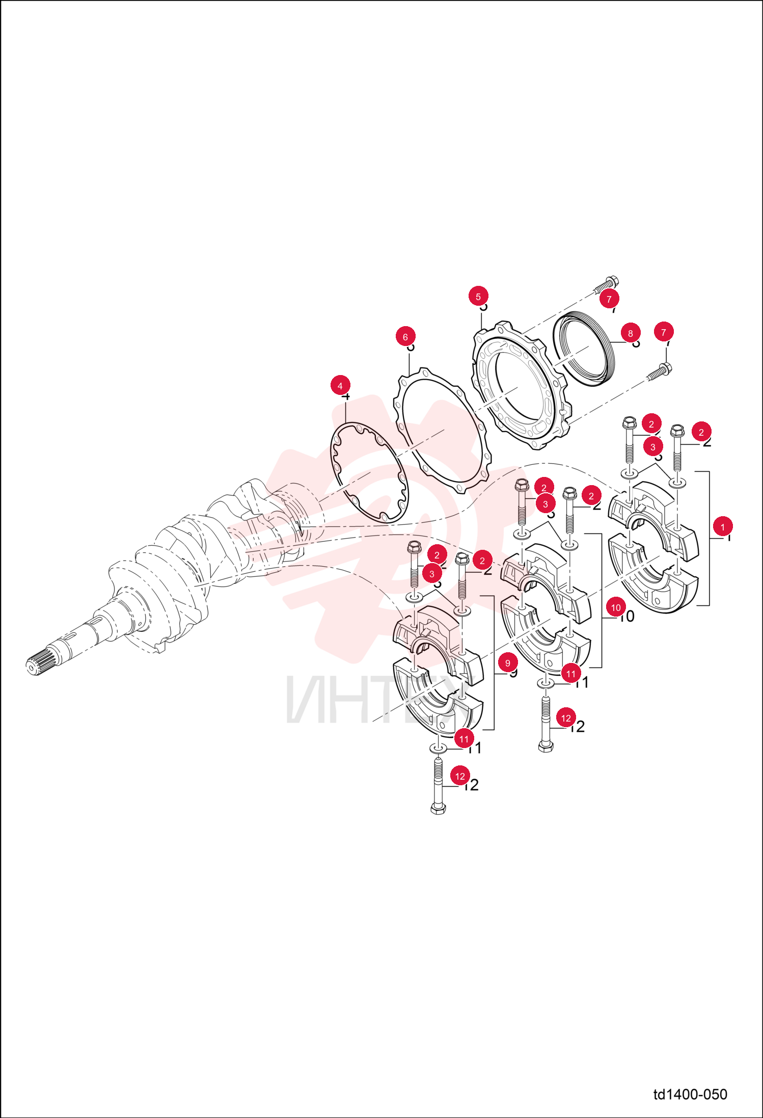 HOUSING, MAIN BEARING 6695419