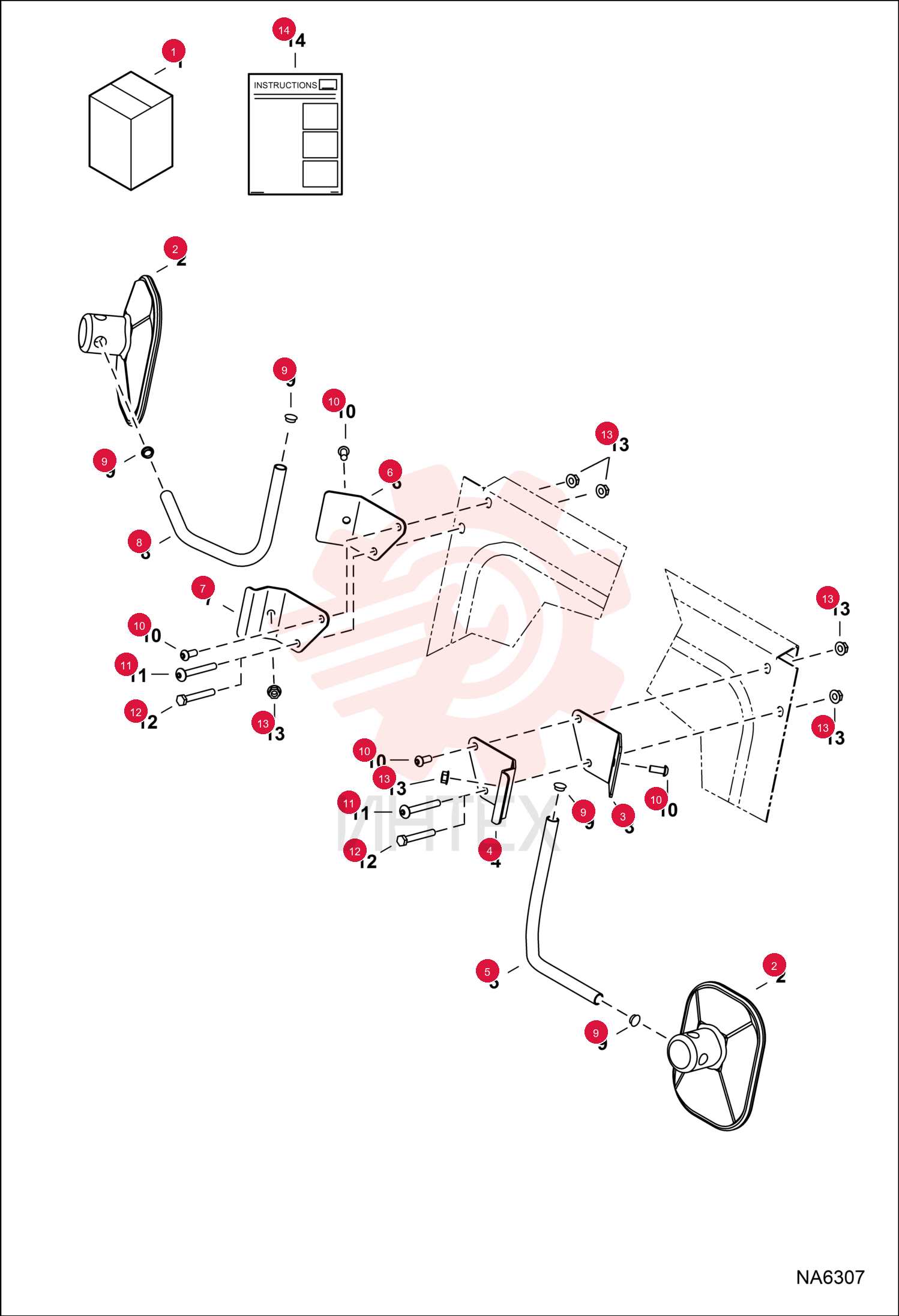 KIT, MIRROR 7208671