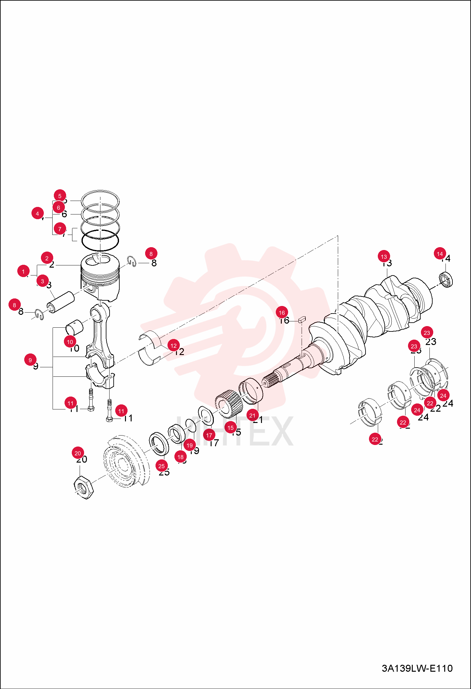 PISTON, ENG 7012669