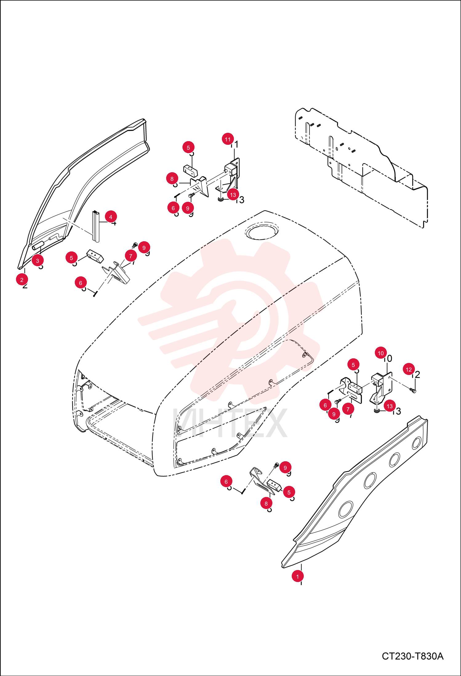 COVER, SIDE LH 6697196