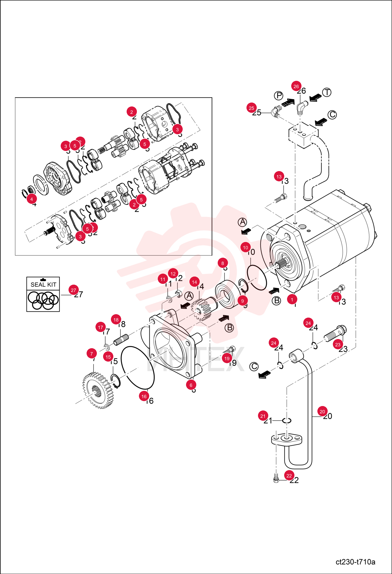 PUMP, HYD 7031630