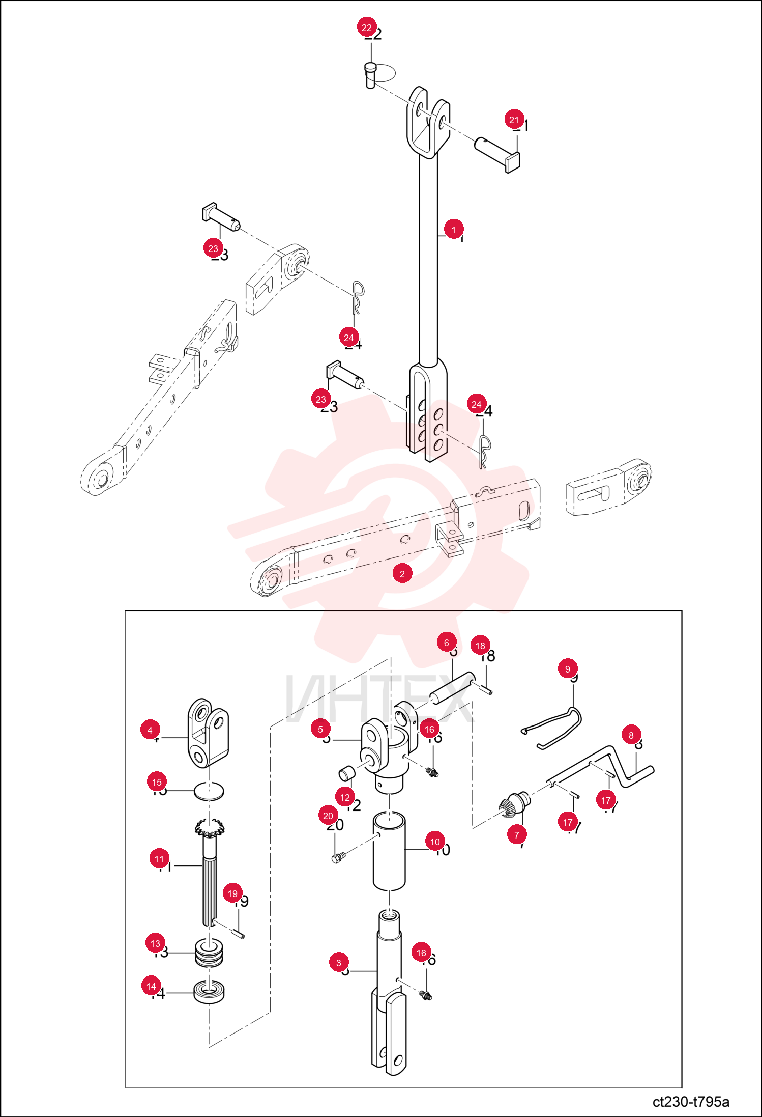 ROD, LIFT LH 6697577