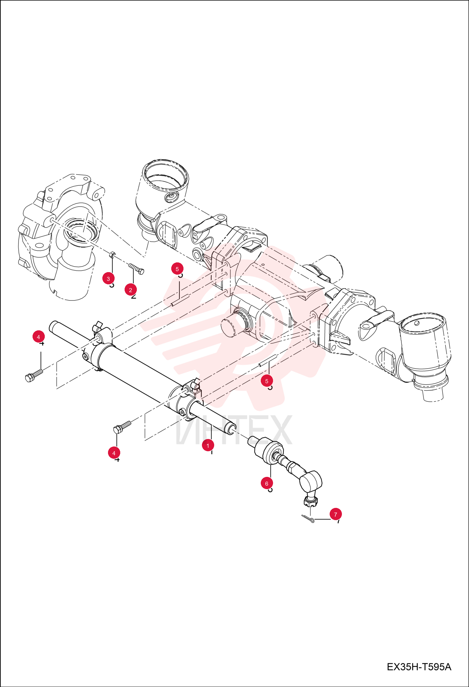 CYLINDER, STEERING 7012940 (3)