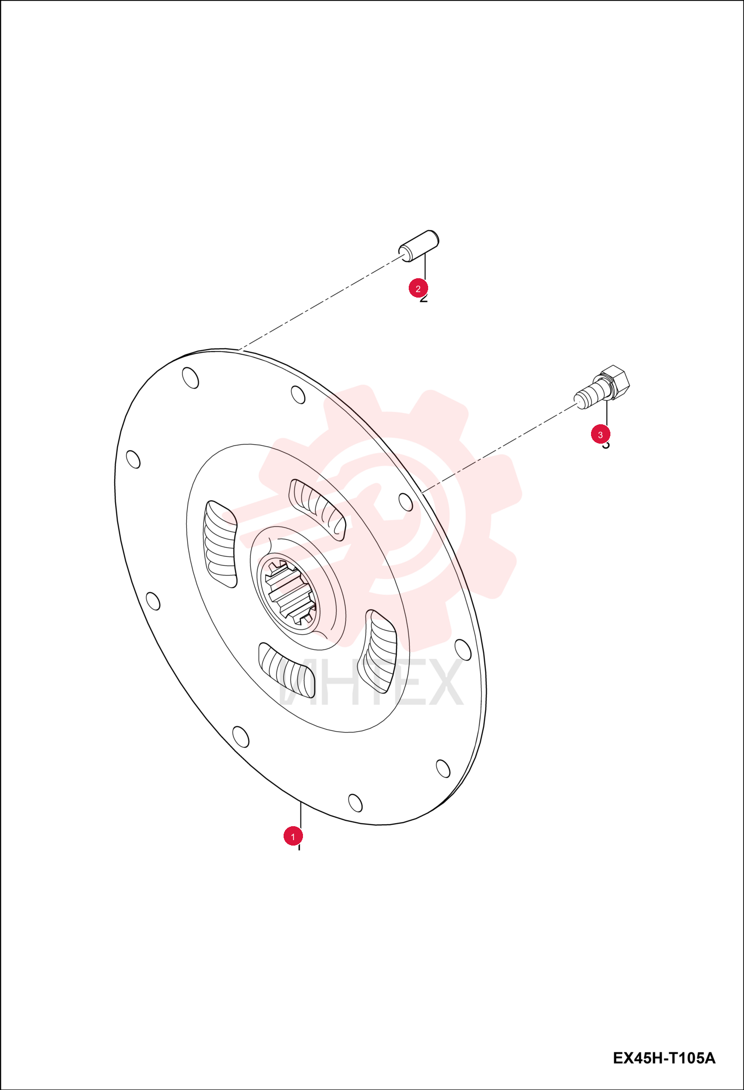 DISC, FRICTION 7002181 (1)