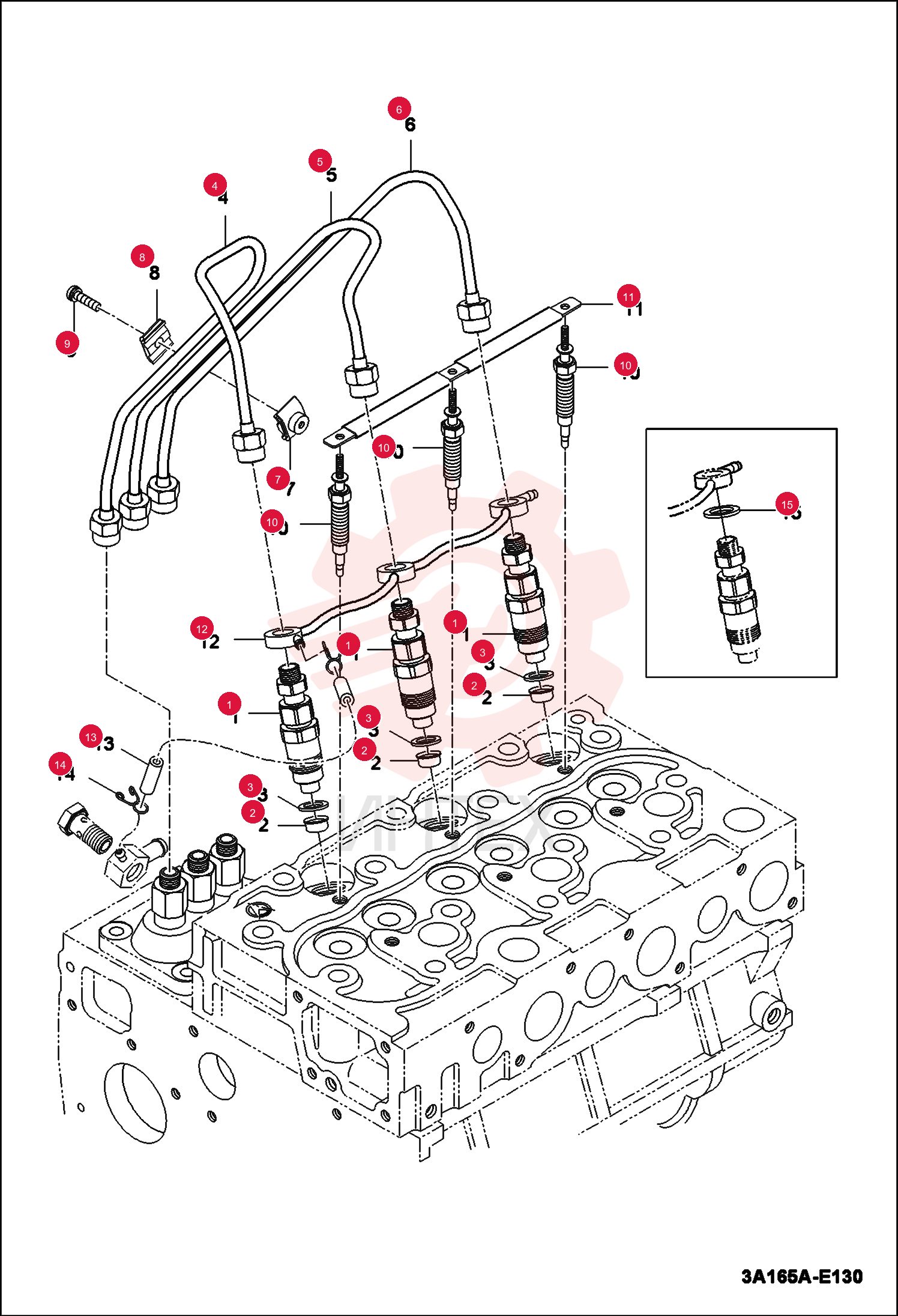 HOLDER, NOZZLE 7000227 (3)