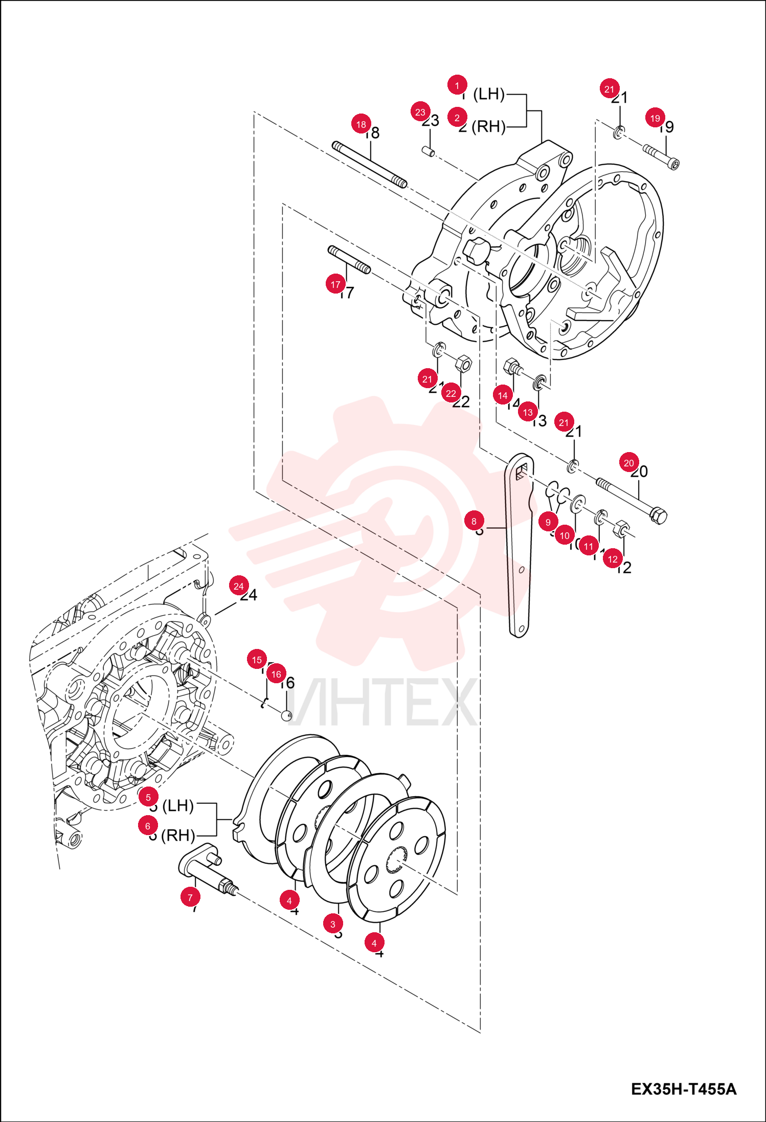 HOUSING, BRAKE LH 7002005 (1)