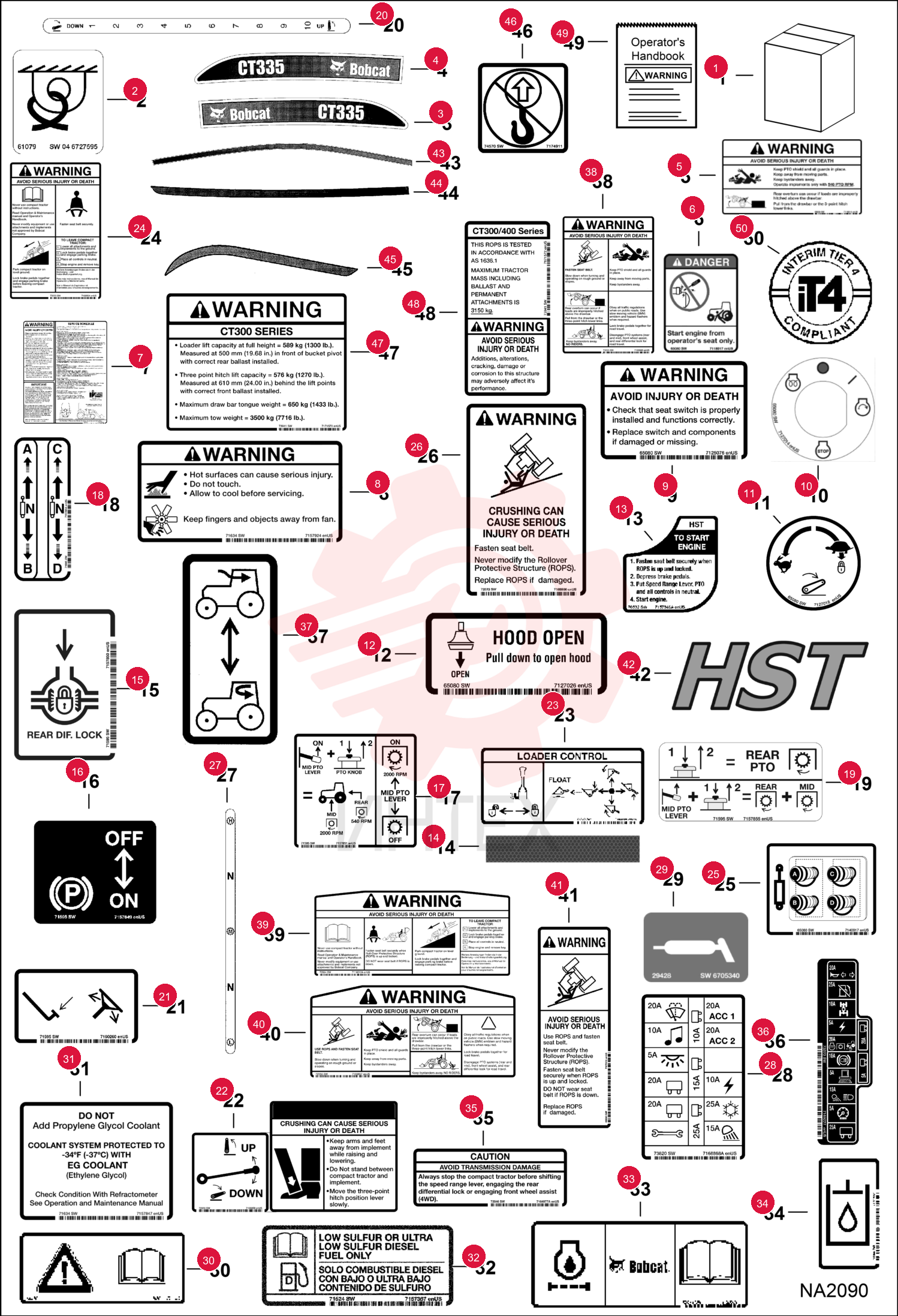 KIT, DECAL 7161136CA (2)