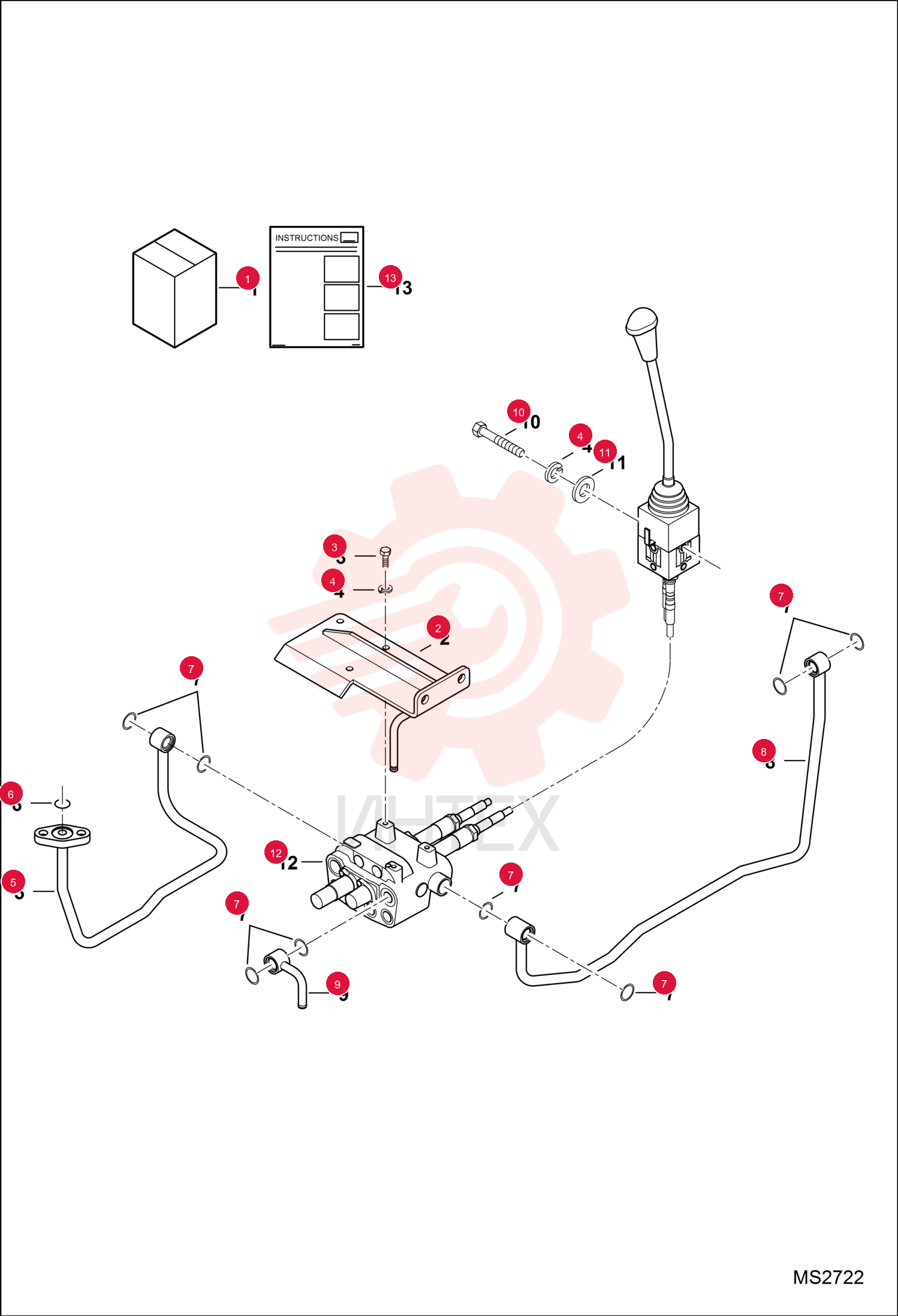 KIT, JOYSTICK VALVE 7199761