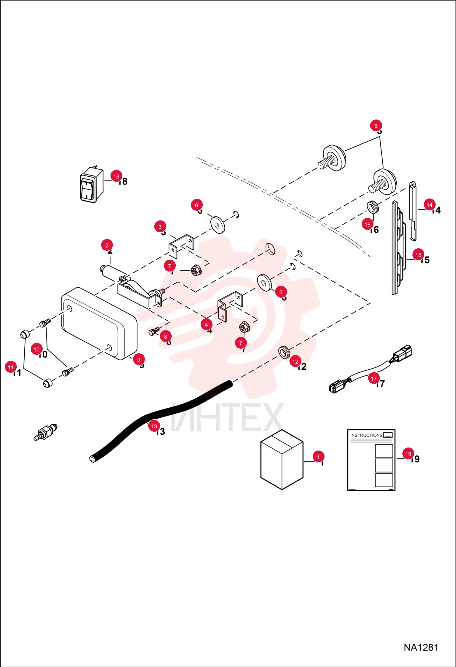 KIT, WIPER REAR 7174467