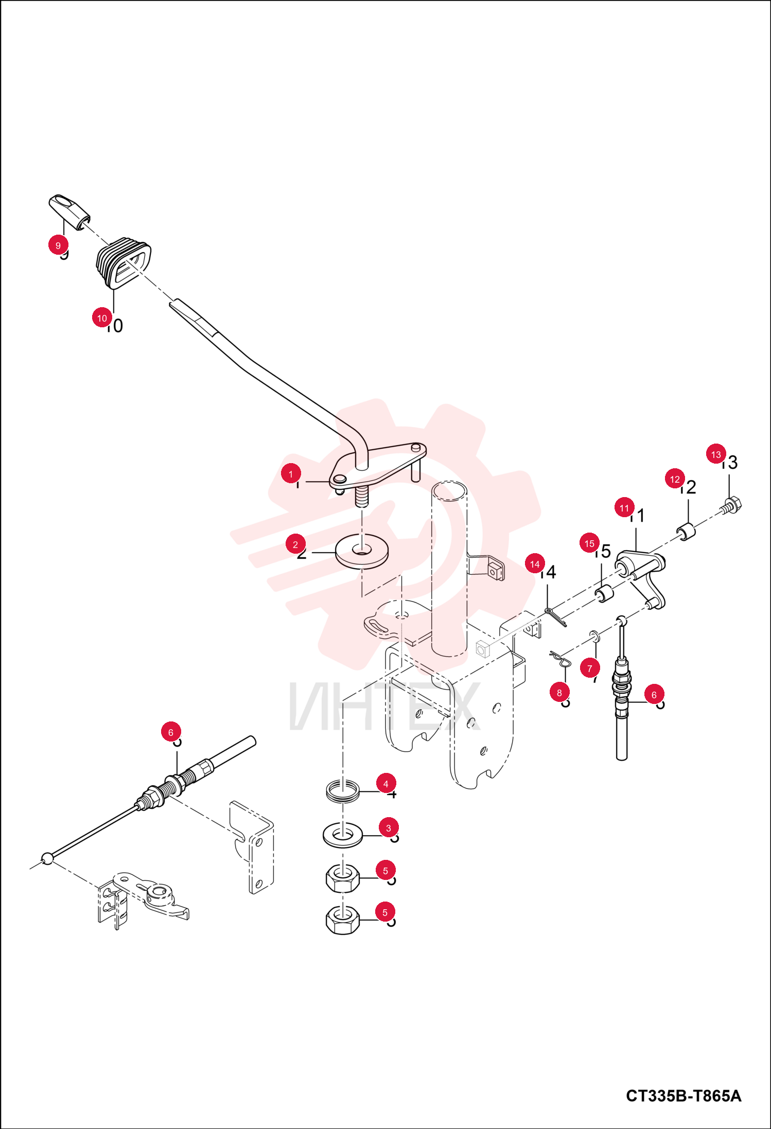 LEVER, THROTTLE 7002426 (1)