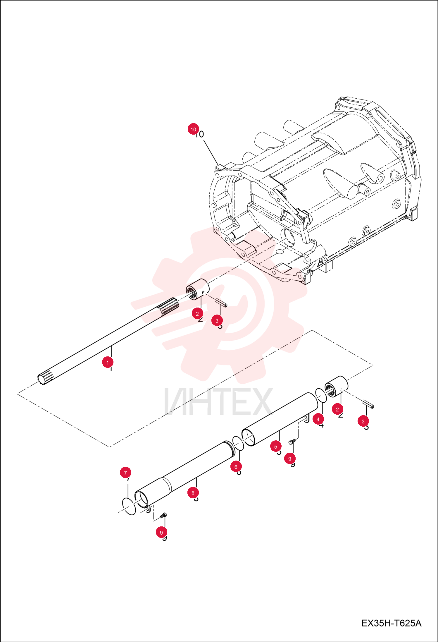 SHAFT, DRIVE 7002141 (3)