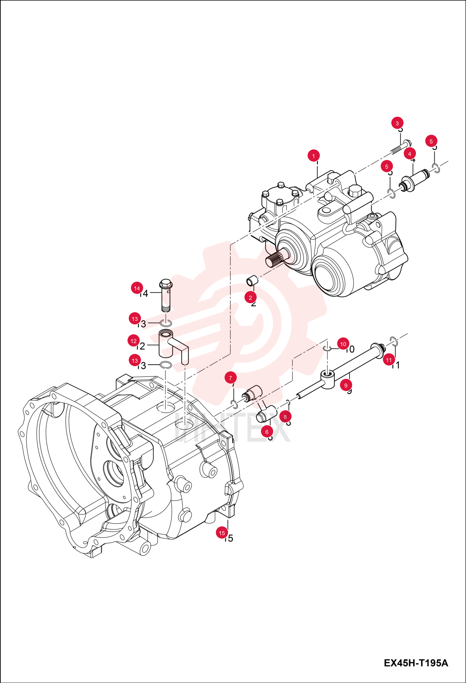 TRANSMISSION, COMPLETE ASSY 7002104 (1)