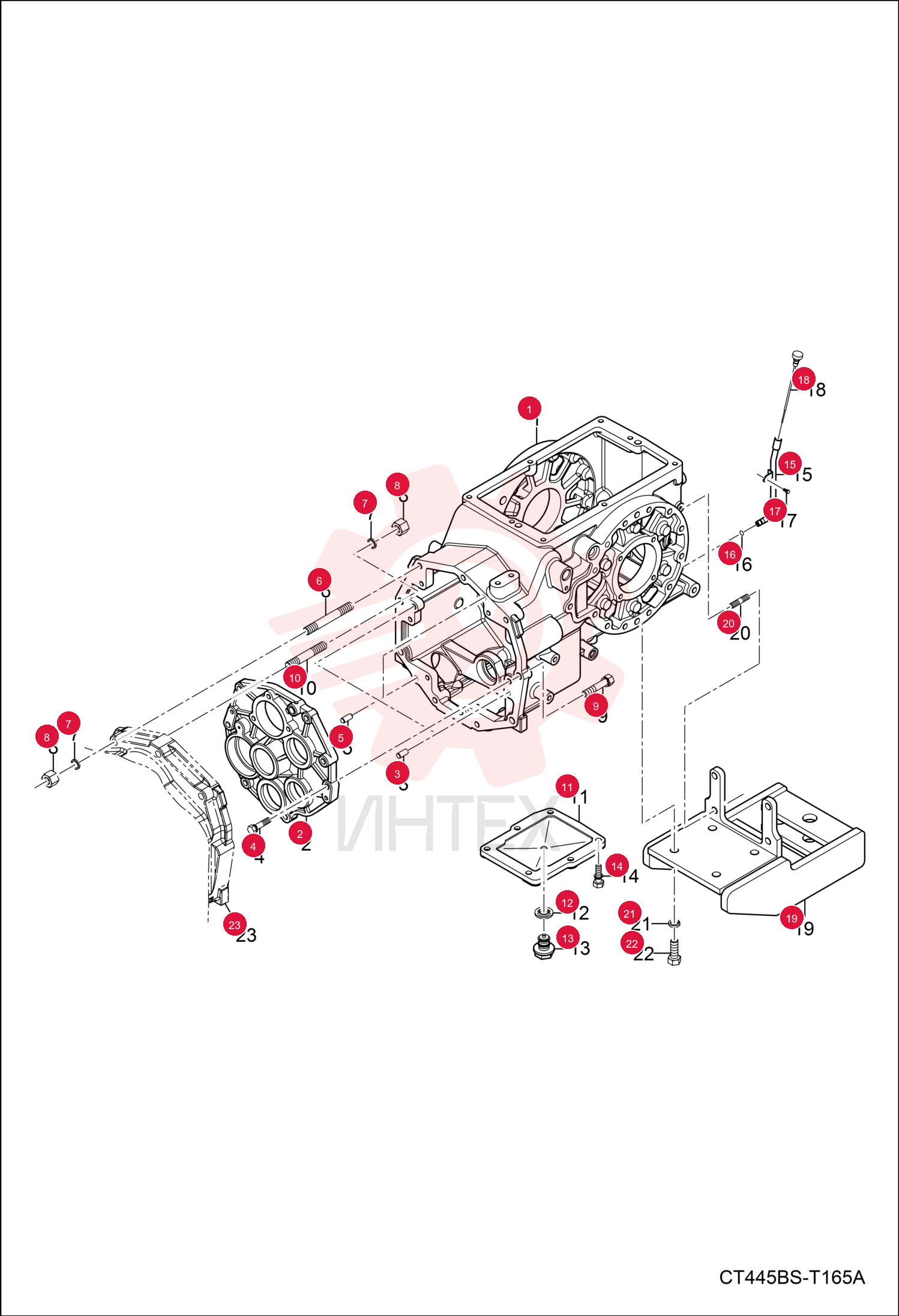 HOUSING, TRANSMISSION 7002440 (1)