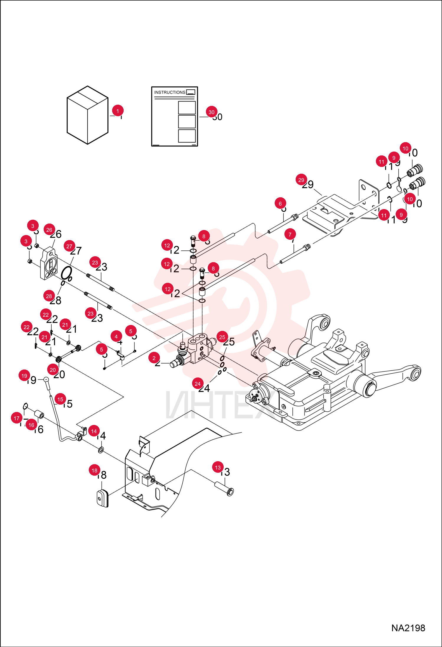 KIT, AUX REAR SINGLE 7172967