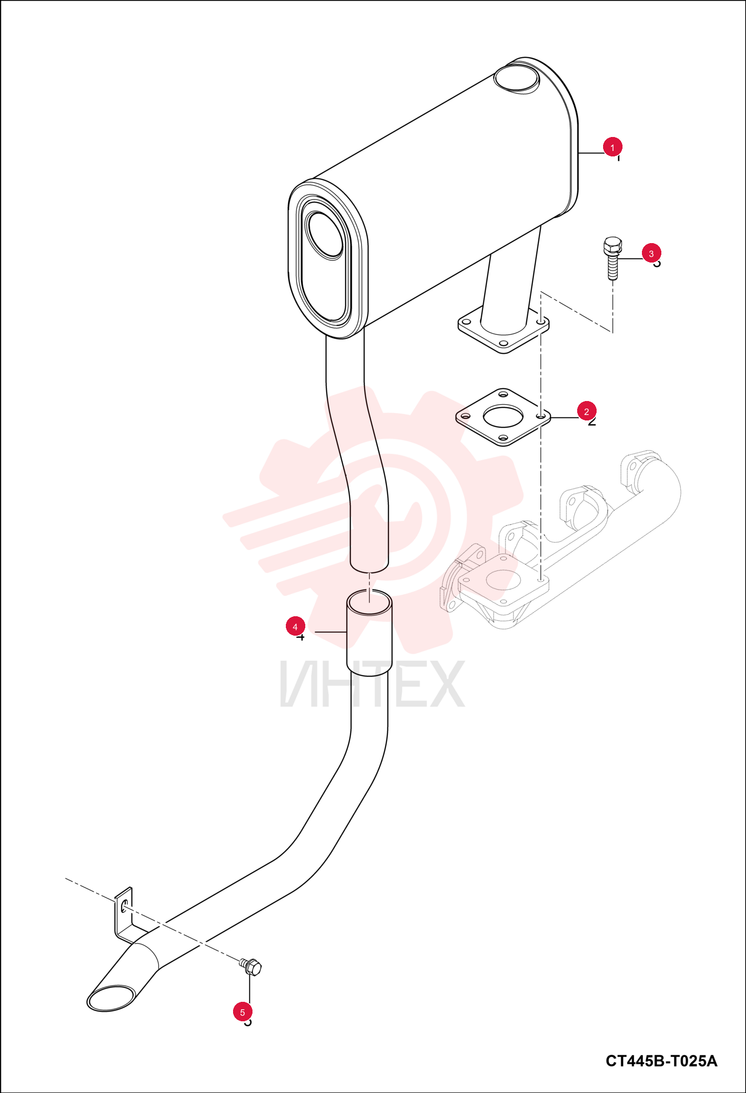 MUFFLER, EXHAUST 7002922 (2)