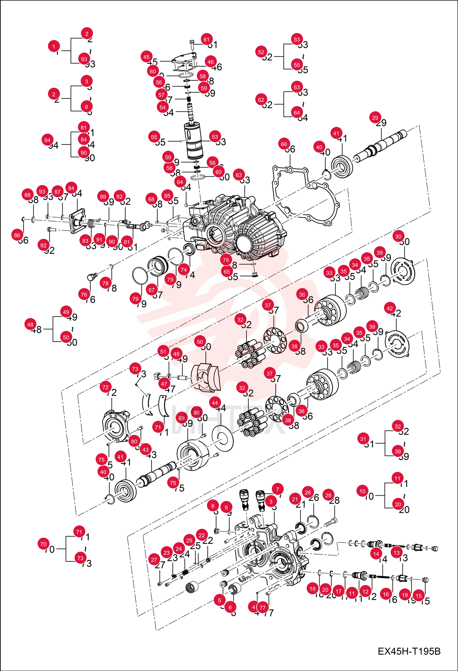 TRANSMISSION, COMPLETE ASSY 7002104 (2)