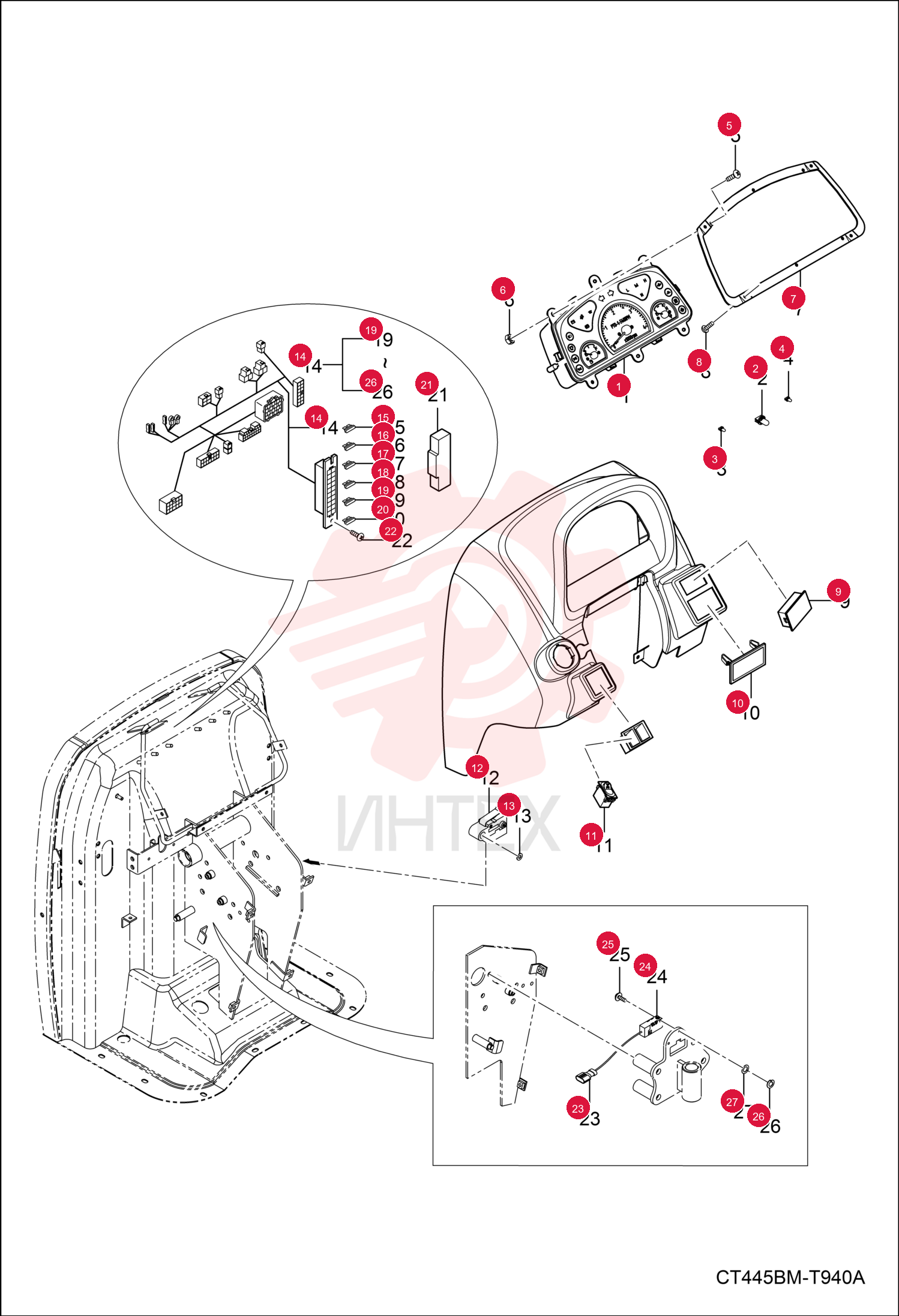 PANEL, INSTRUMENT 7002247 (3)