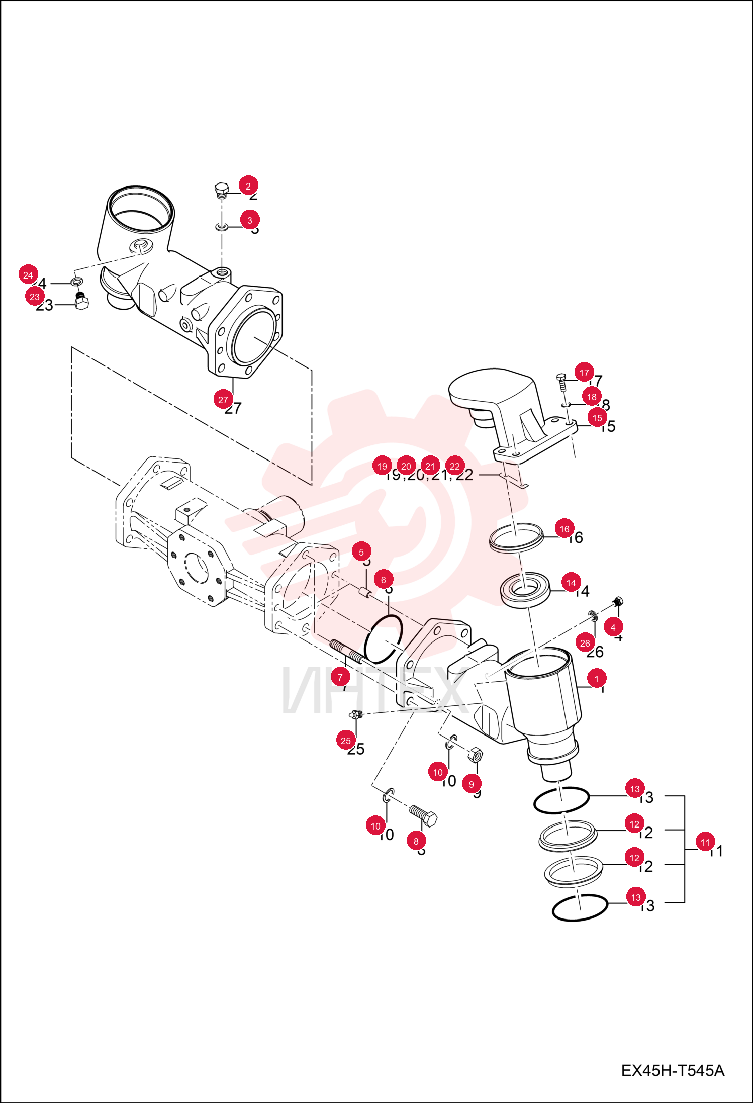 HOUSING, BEVEL GEAR 7001998 (1)