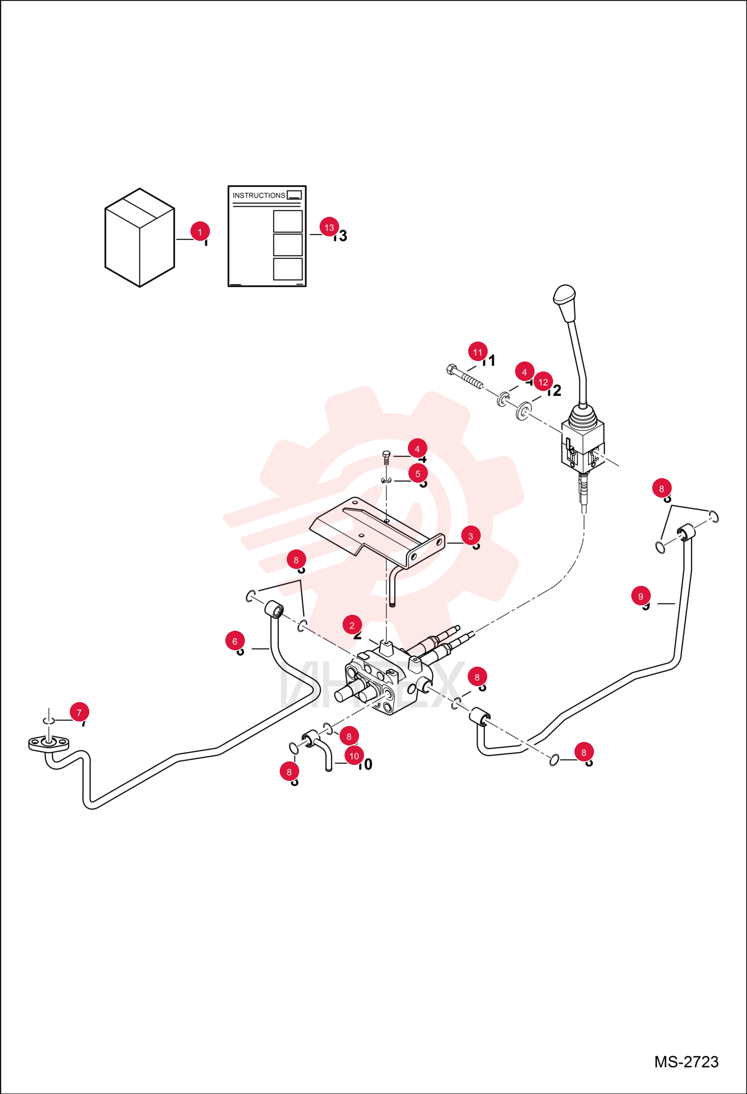 KIT, JOYSTICK VALVE 7199762