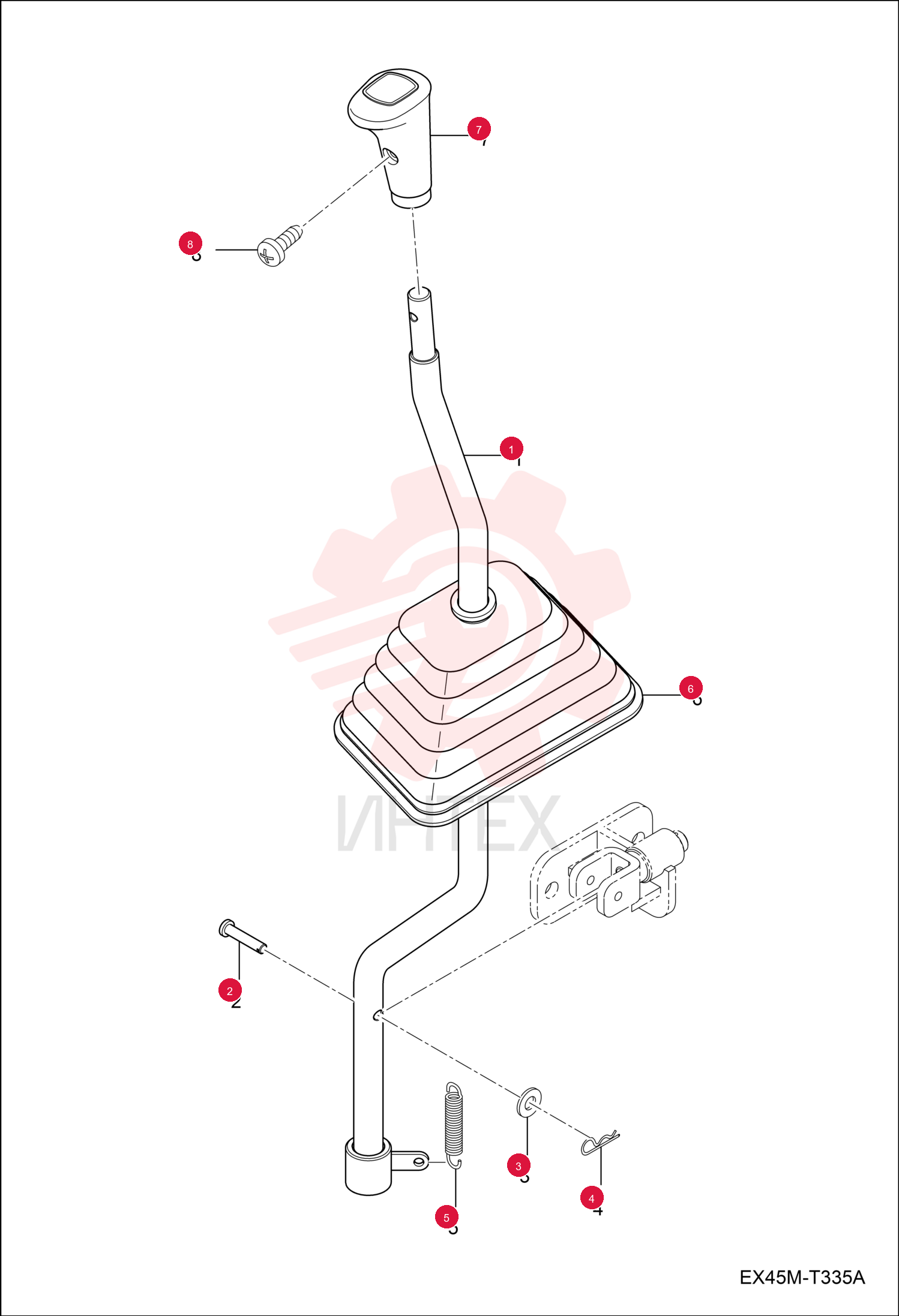 LEVER, SHIFT 7013014