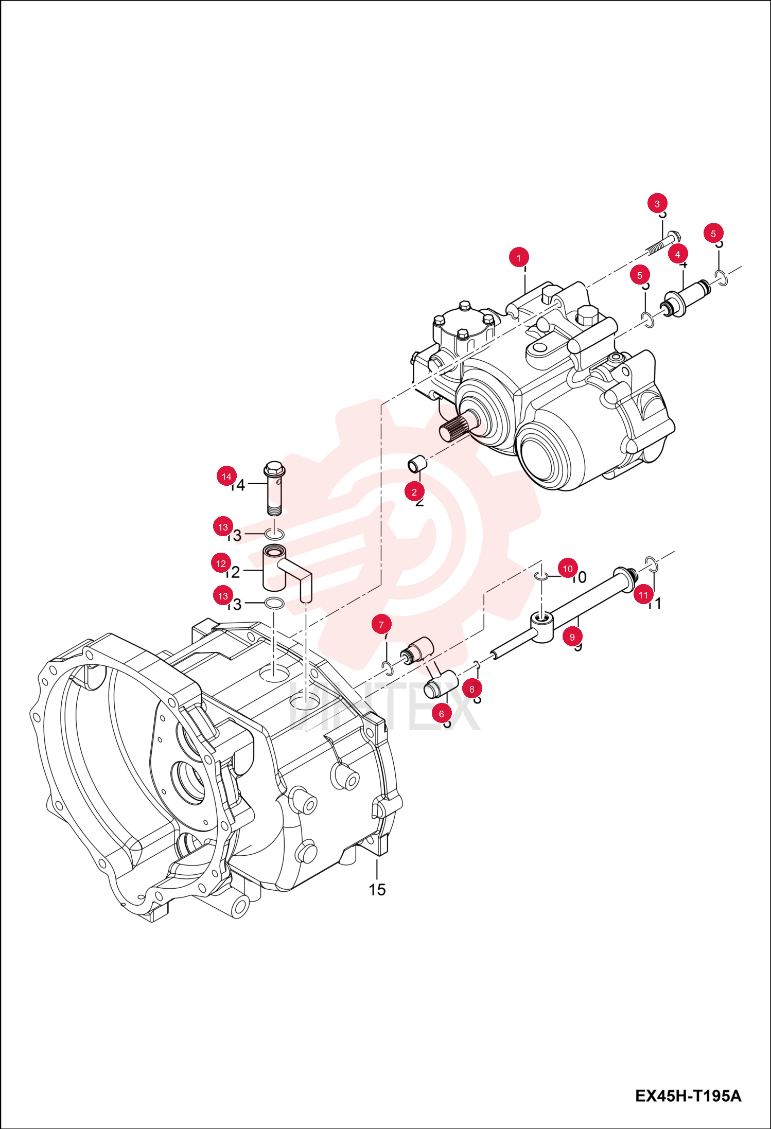 TRANSMISSION, COMPLETE ASSY 7002104 (1) [2]