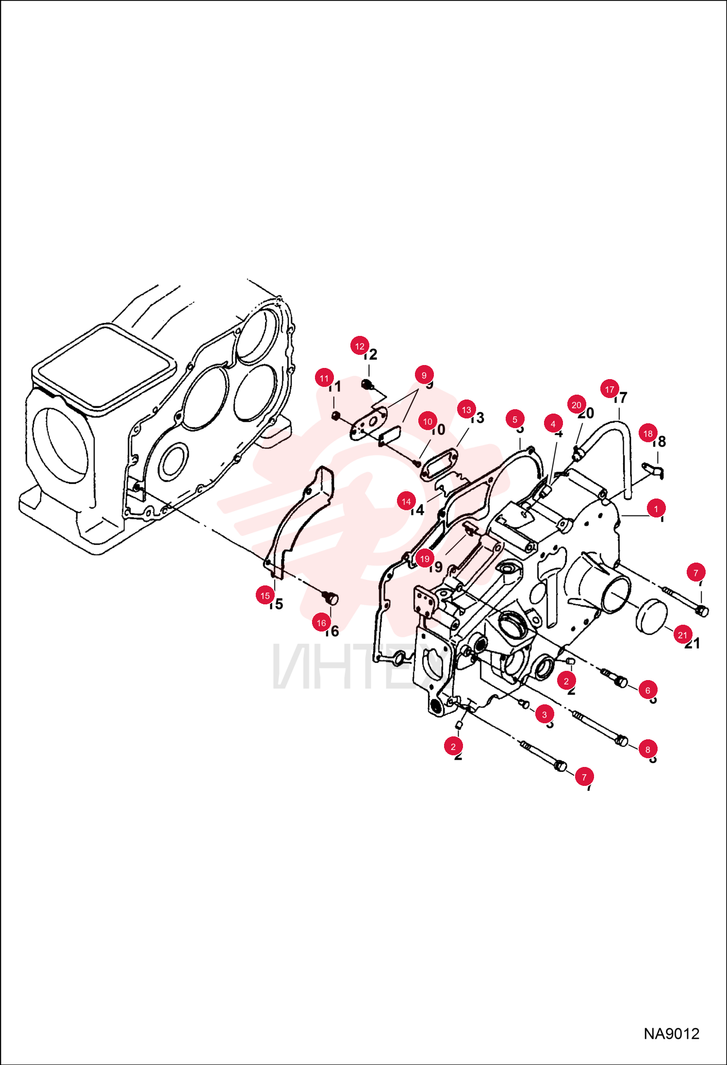 COVER, GEARCASE 7030850