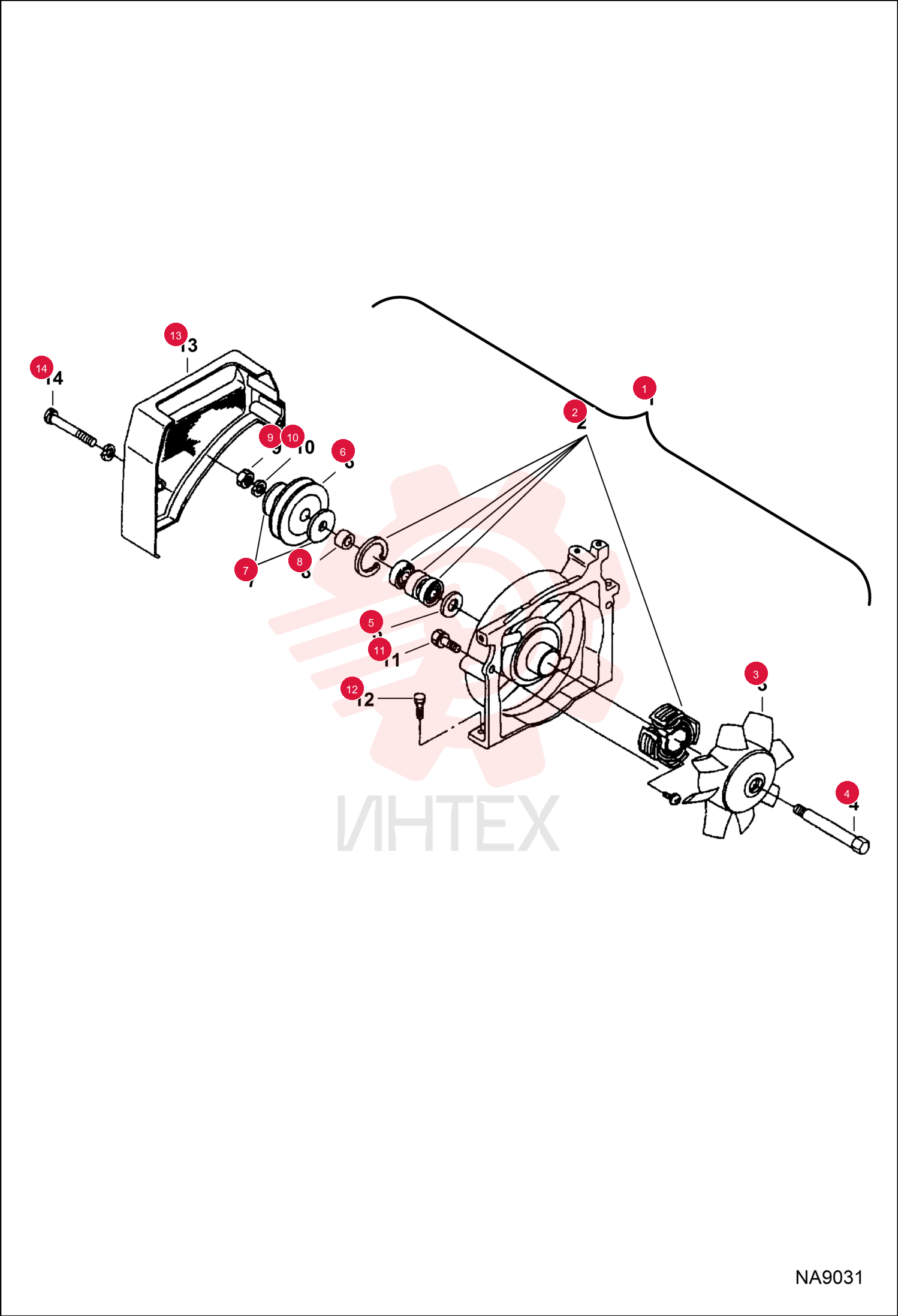 FAN, COOLING 7030851