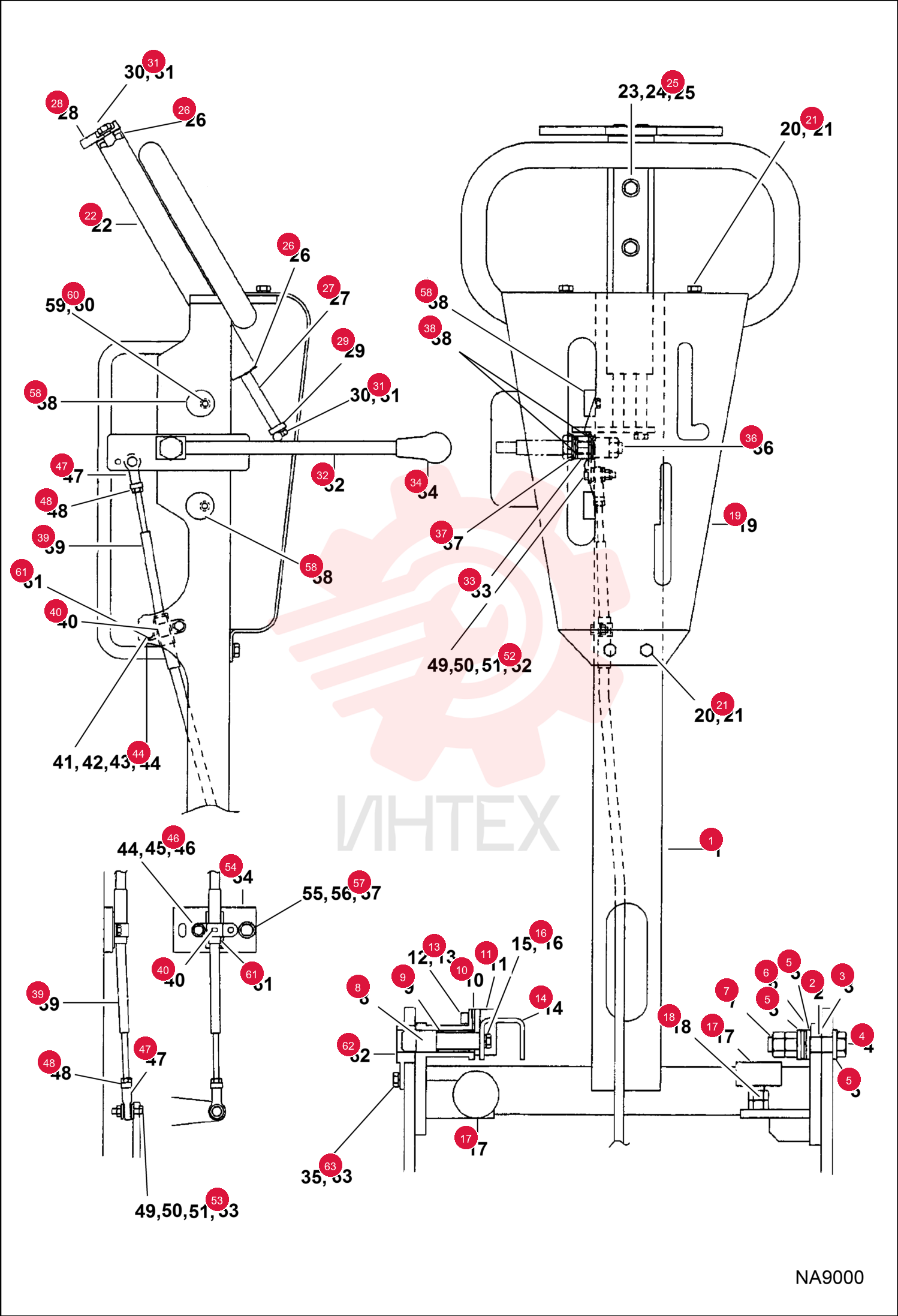 HANDLE, OPERATING 7030644