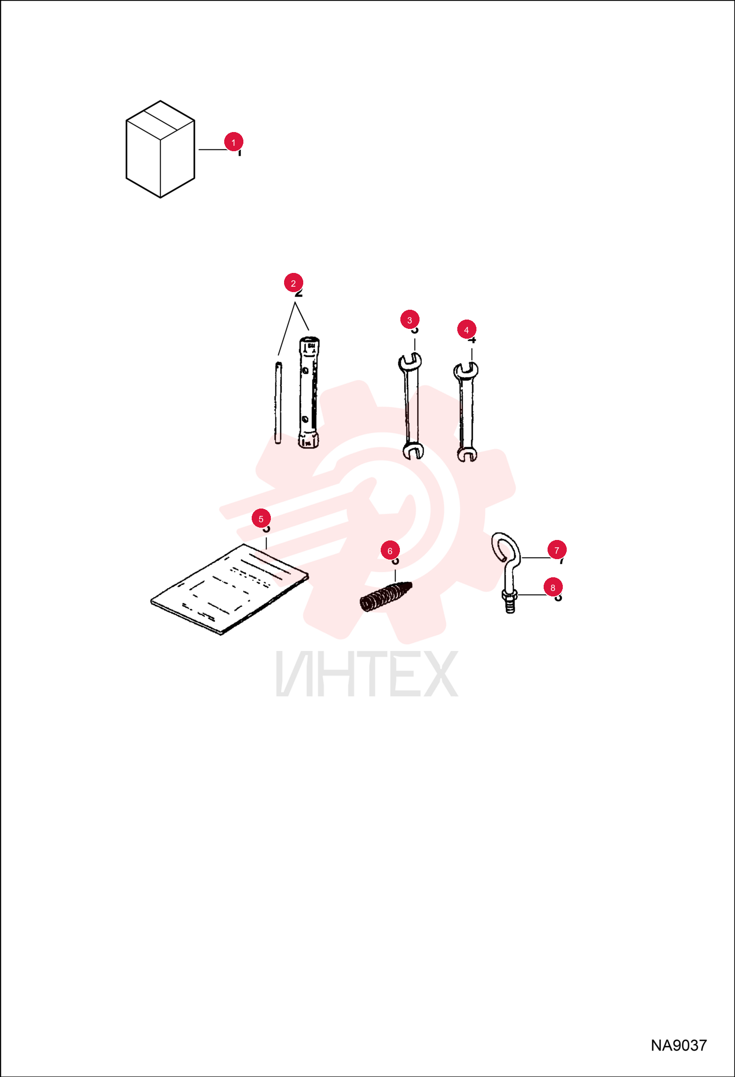 KIT, TOOL ASSY 7030844