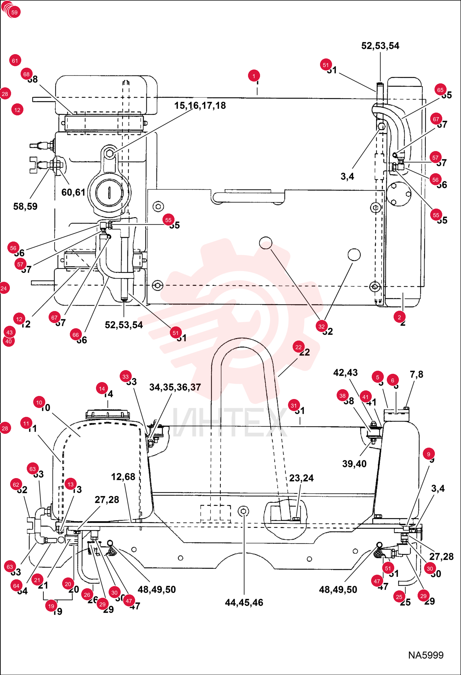MOUNT, TANK 7030521