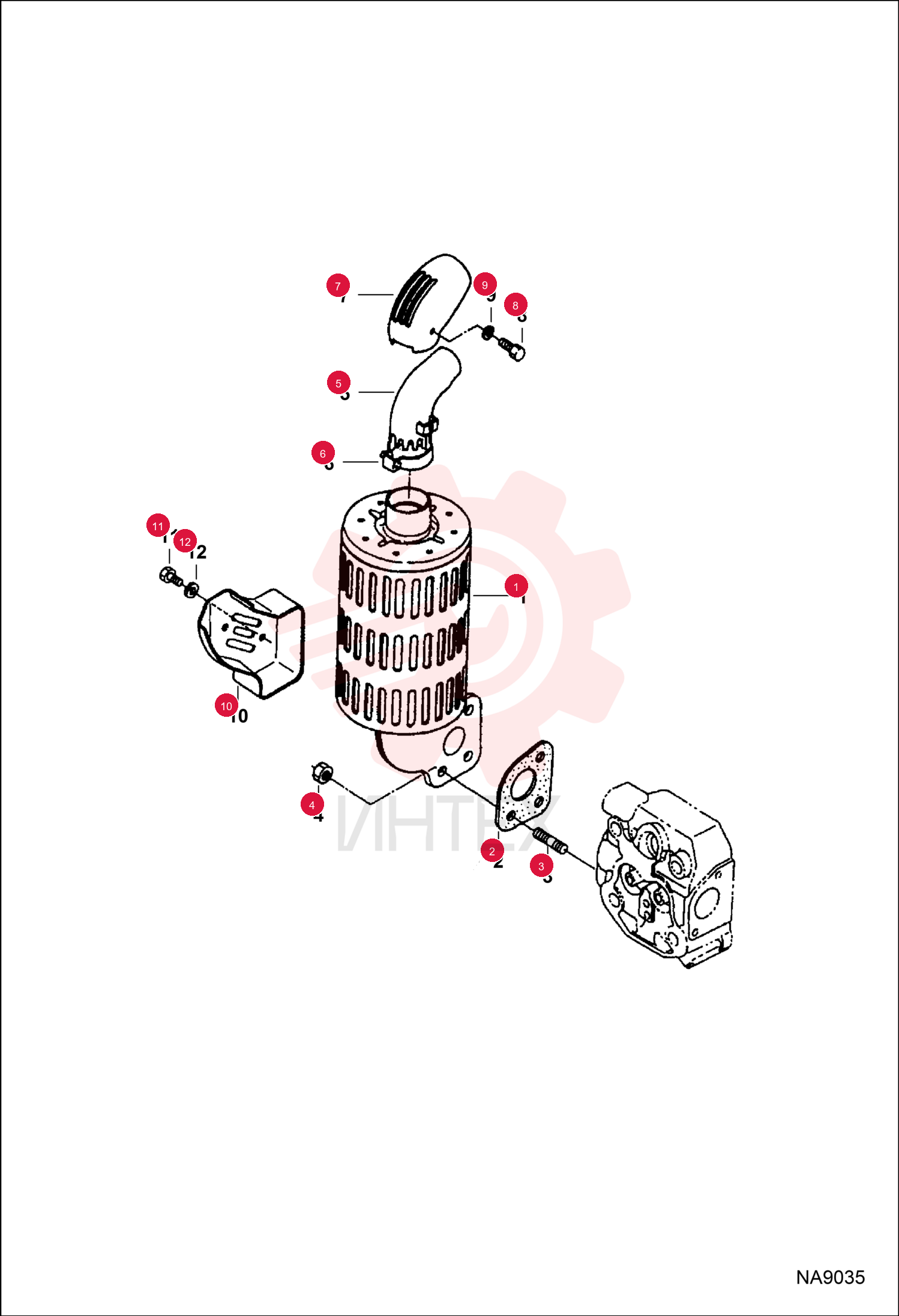 MUFFLER 7030943
