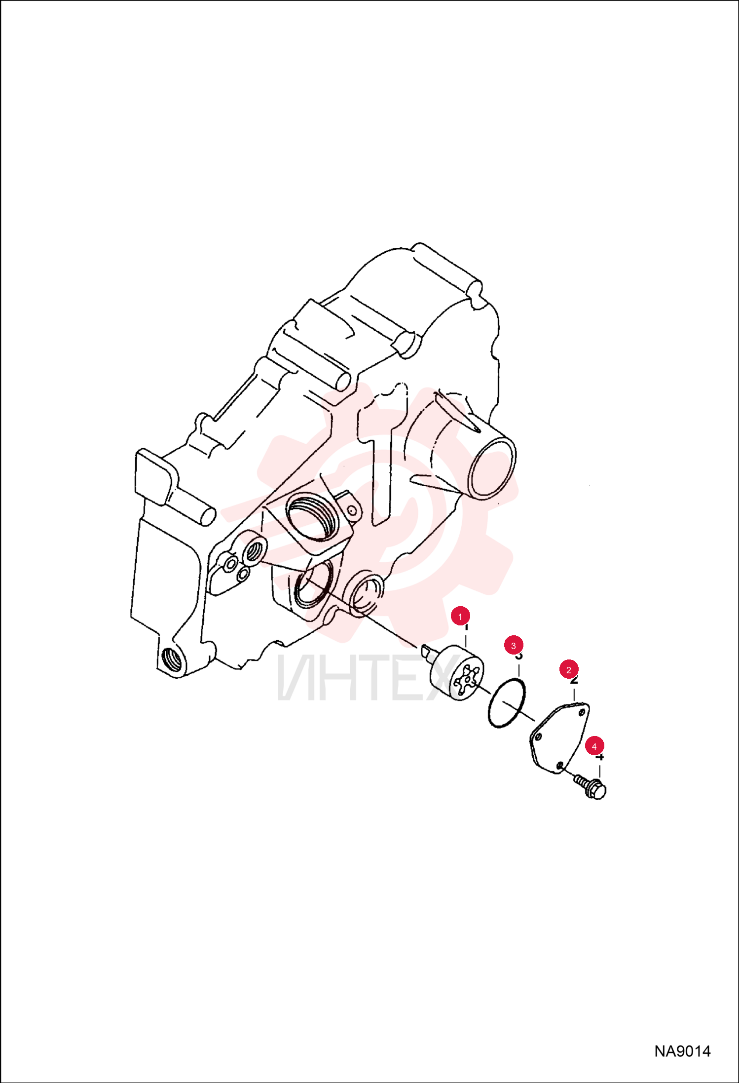 ROTOR, PUMP OIL 7030919