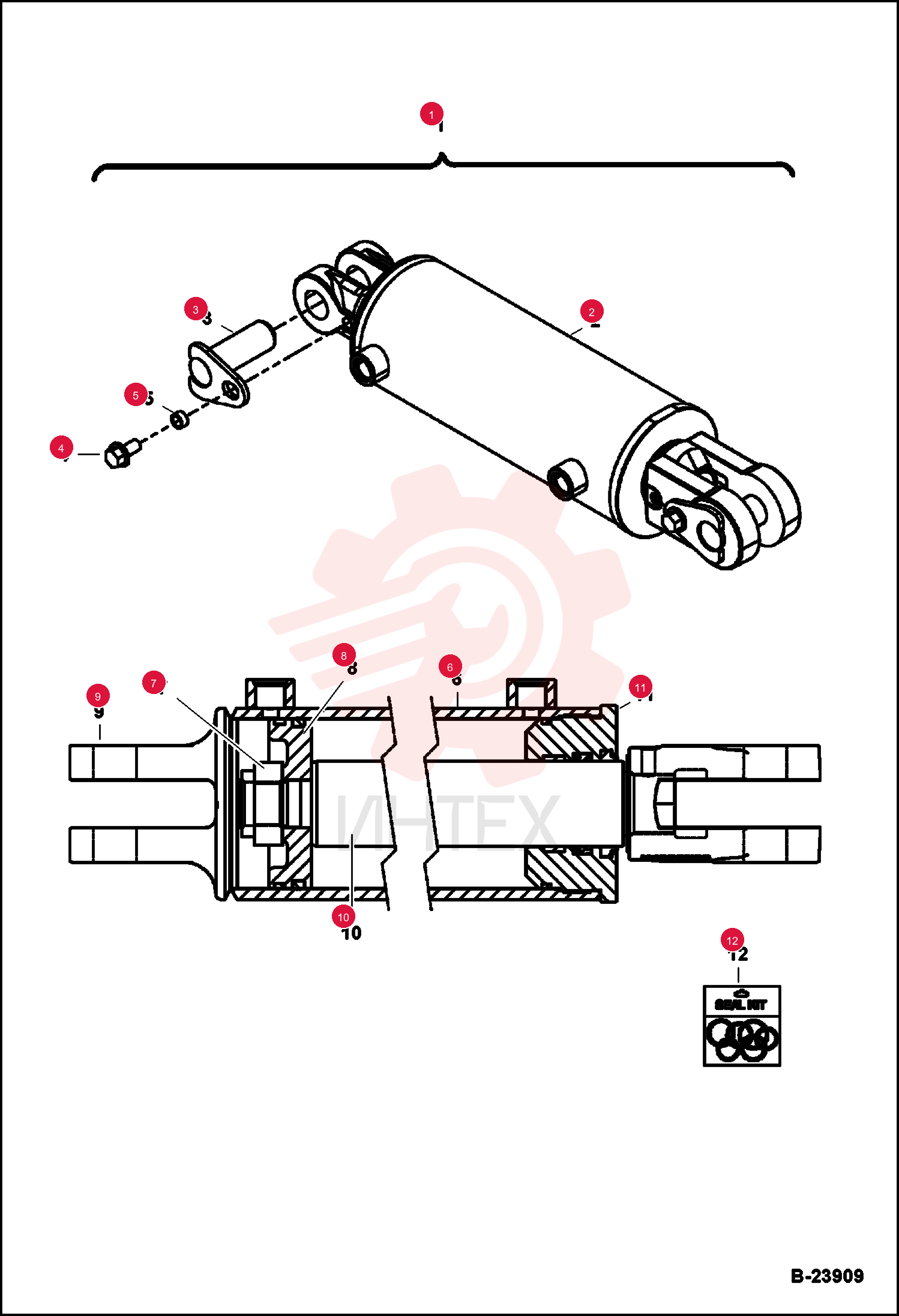KIT, CYL W/PINS 7001939