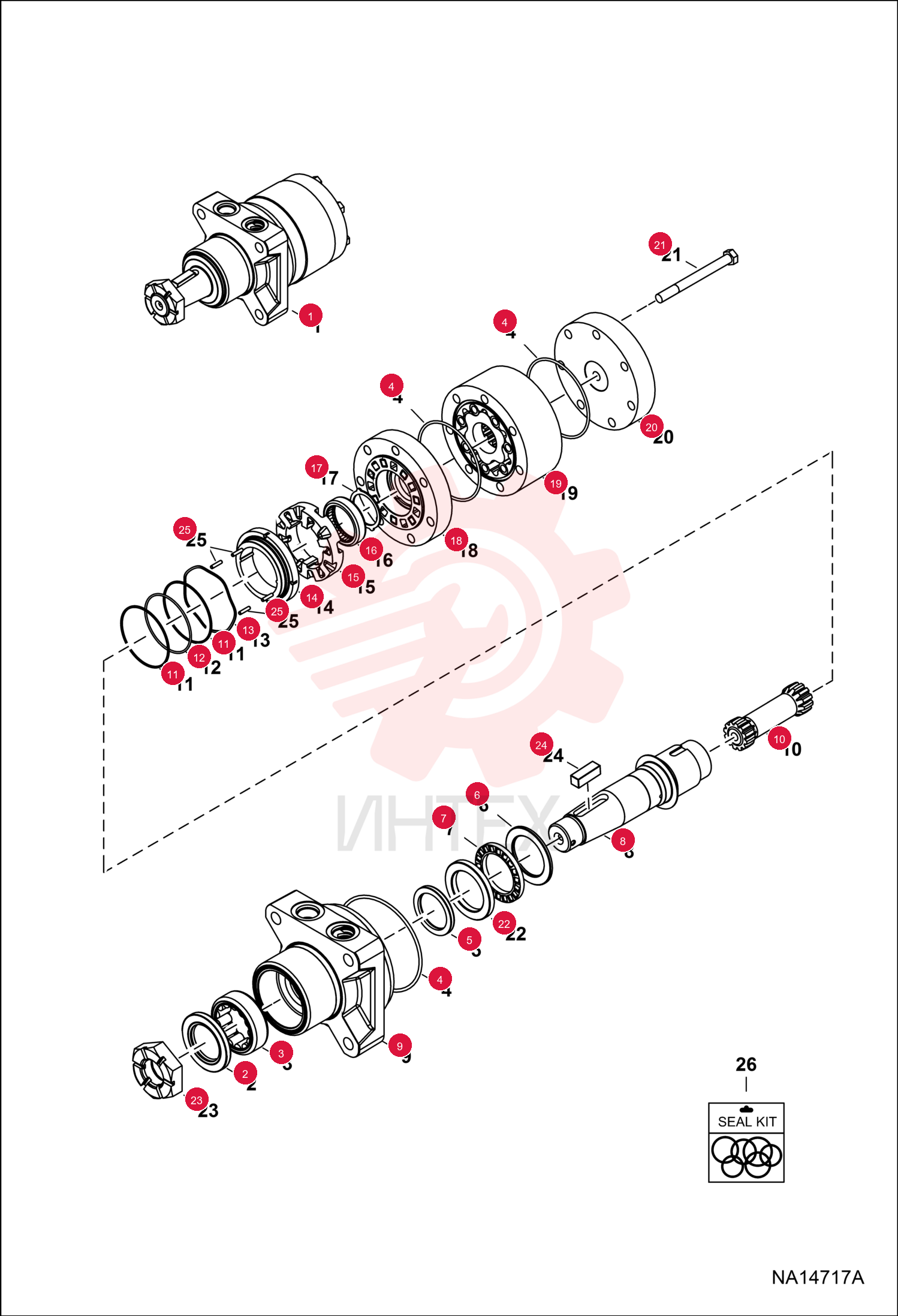 MOTOR HYDRAULIC 7326239