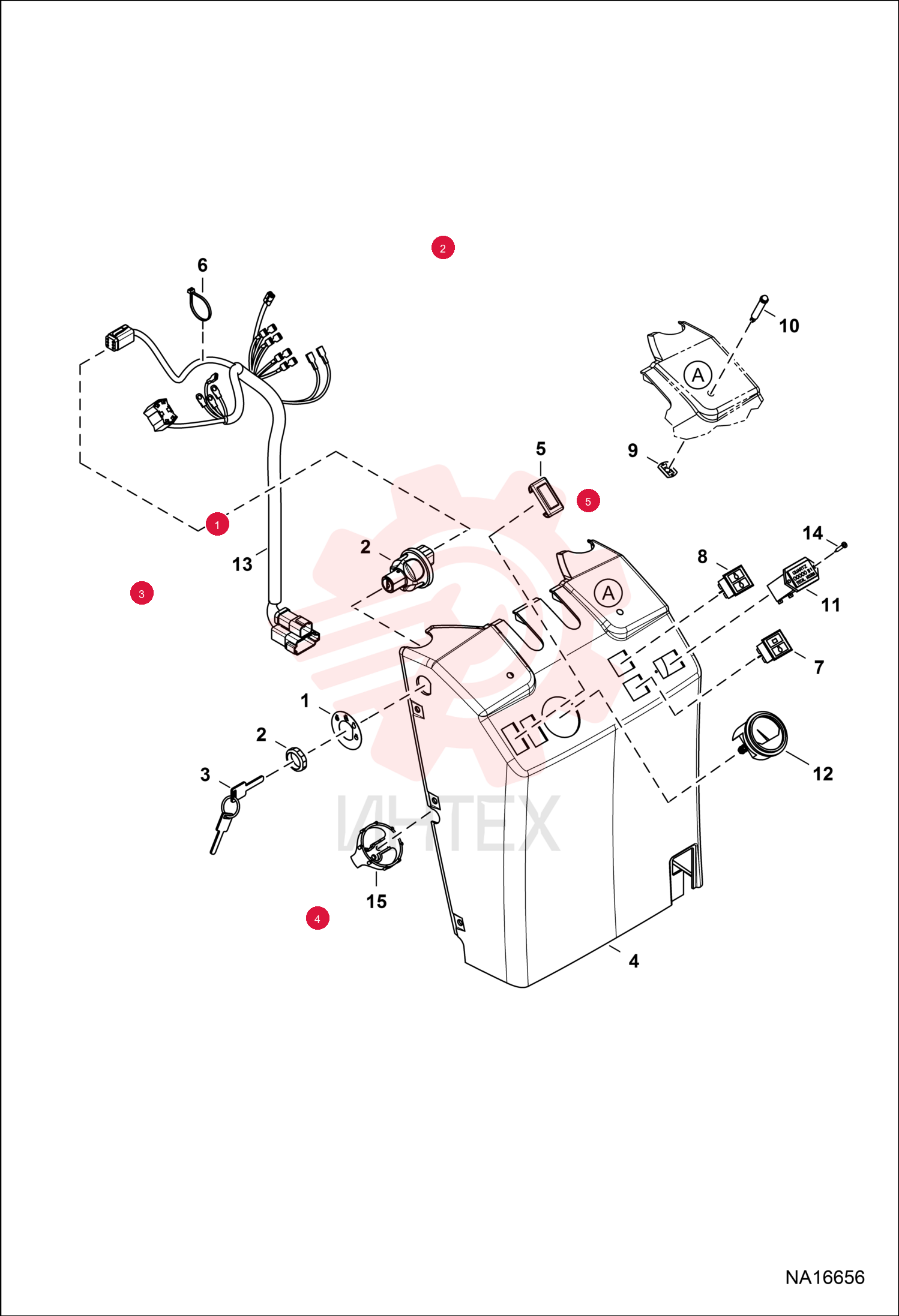 DECAL IGNITION KEY 7340528